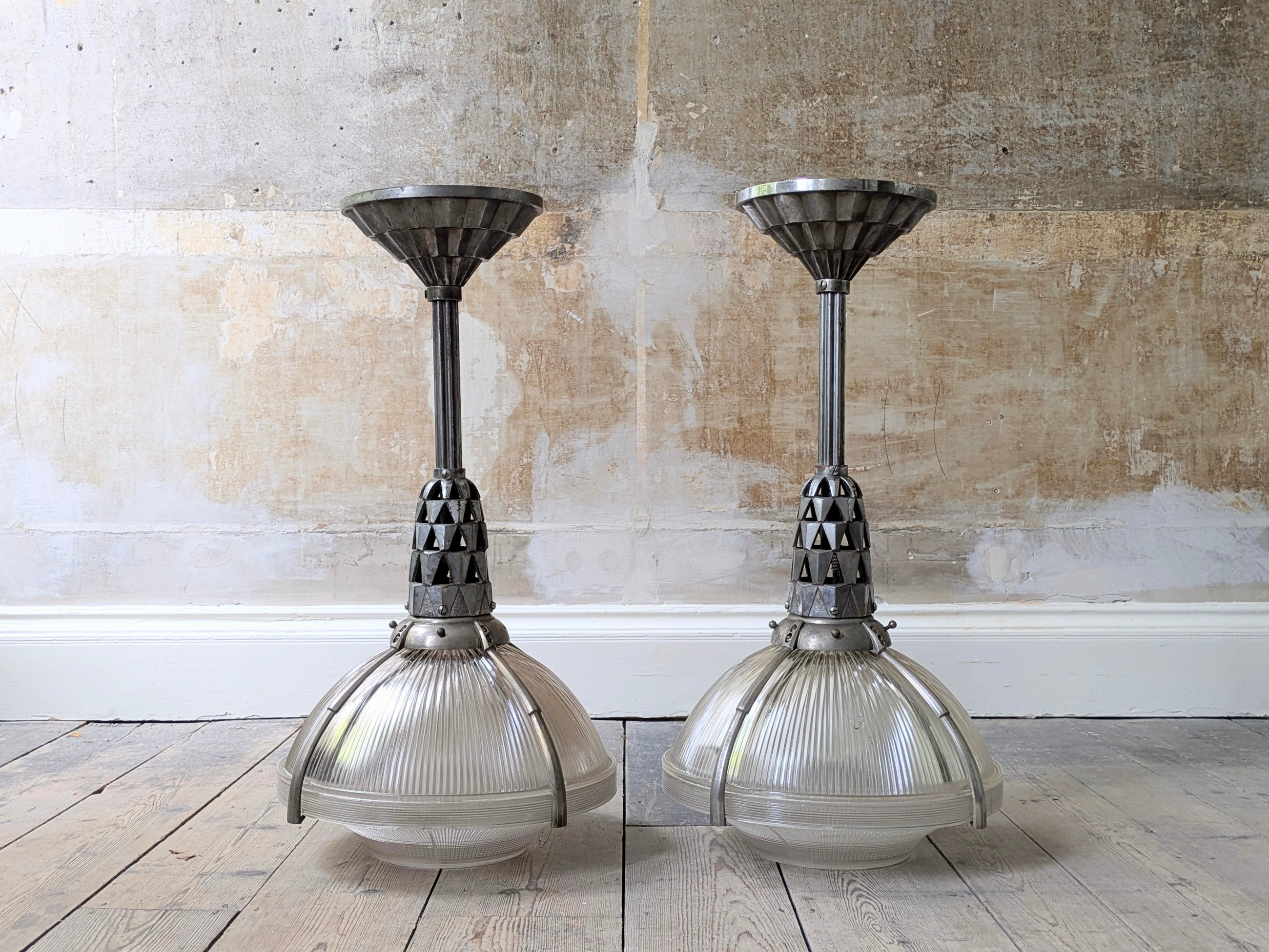 Émile-Jacques Ruhlmann Pendant Lights for Le Bon Marche