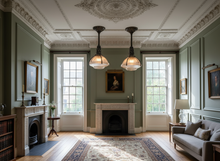 Émile-Jacques Ruhlmann Pendant Lights for Le Bon Marche