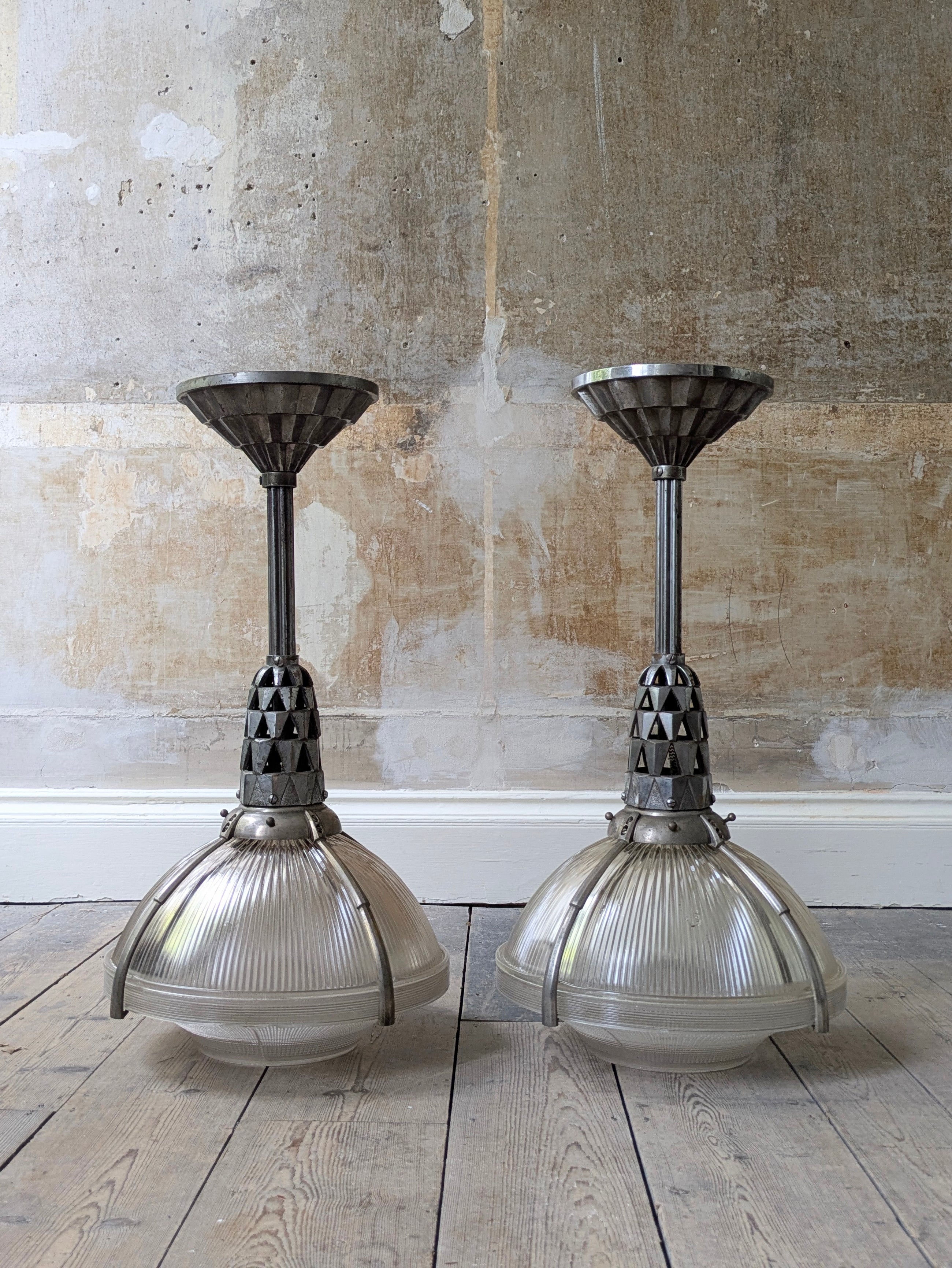 Émile-Jacques Ruhlmann Pendant Lights for Le Bon Marche