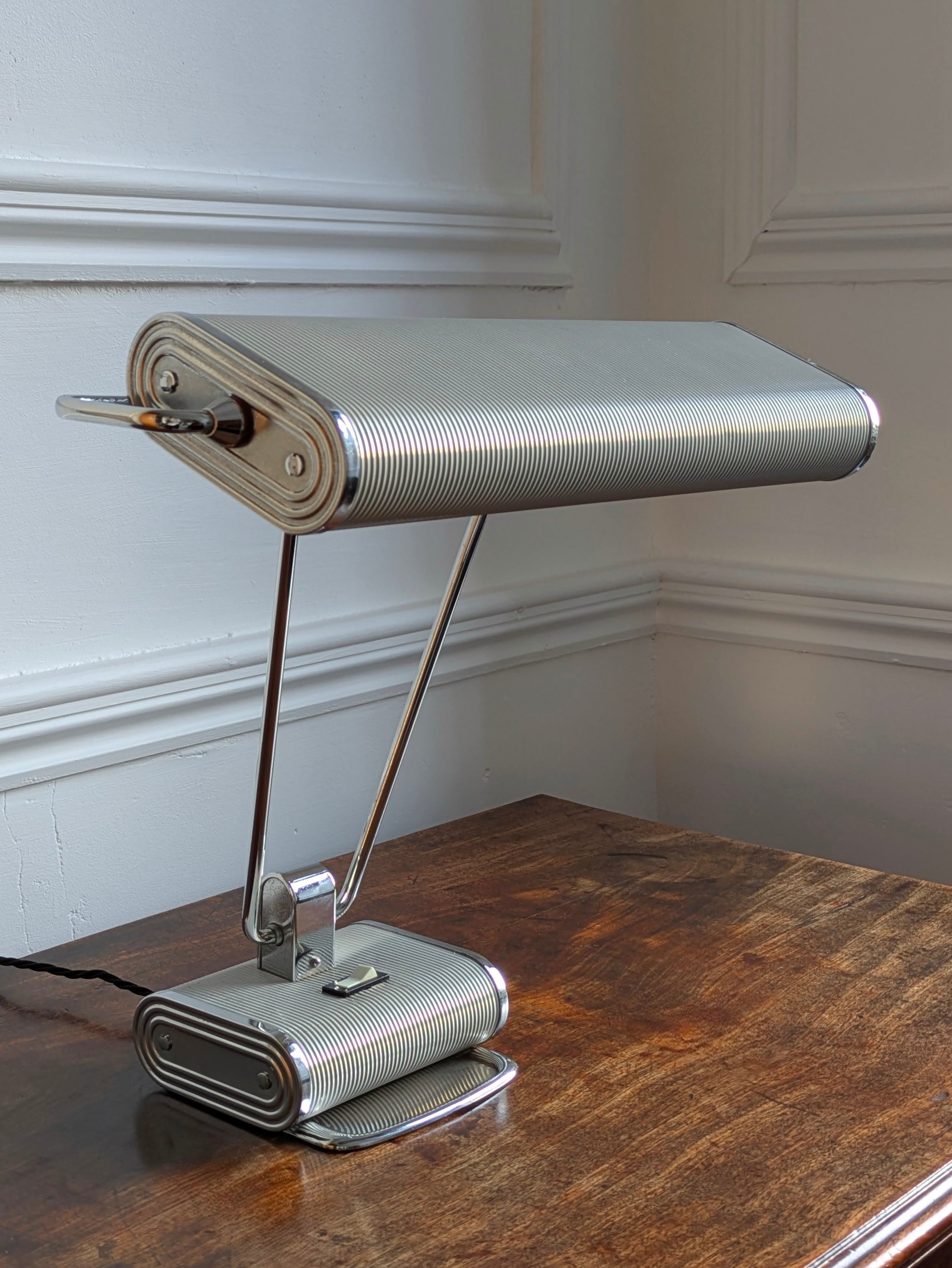 A No 71 Desk Lamp, Eileen Gray for Jumo