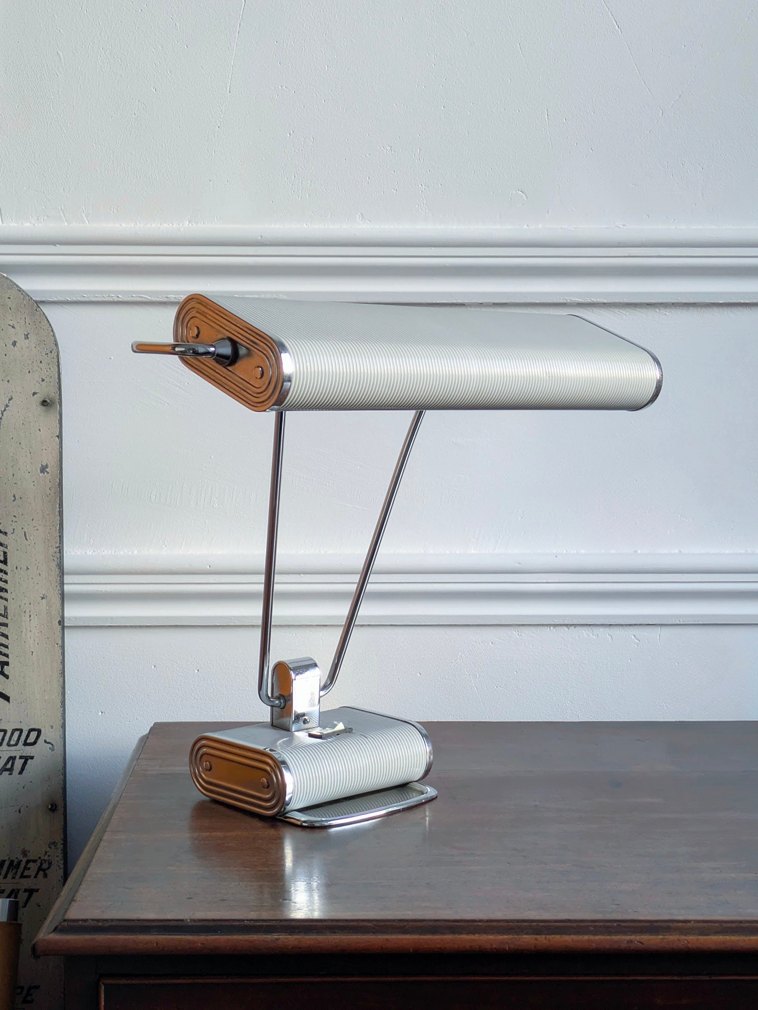 A No 71 Desk Lamp, Eileen Gray for Jumo