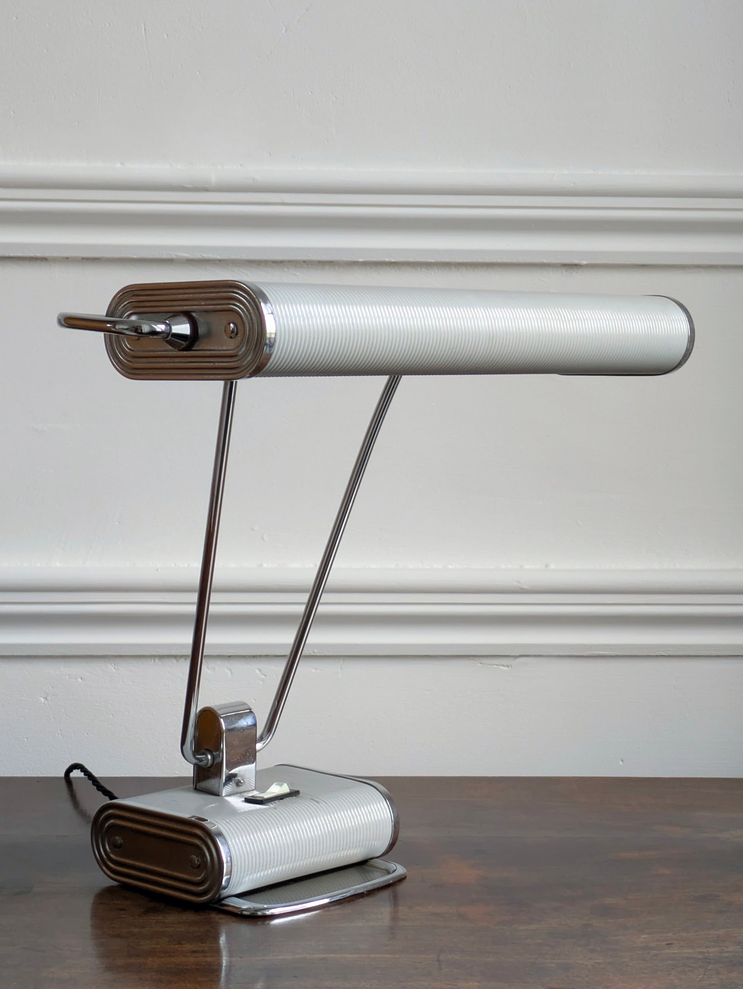 A No 71 Desk Lamp, Eileen Gray for Jumo