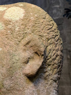 A Carved Stone Male Bust