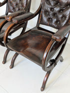 A Pair of 19th Century Reformed Gothic Armchairs
