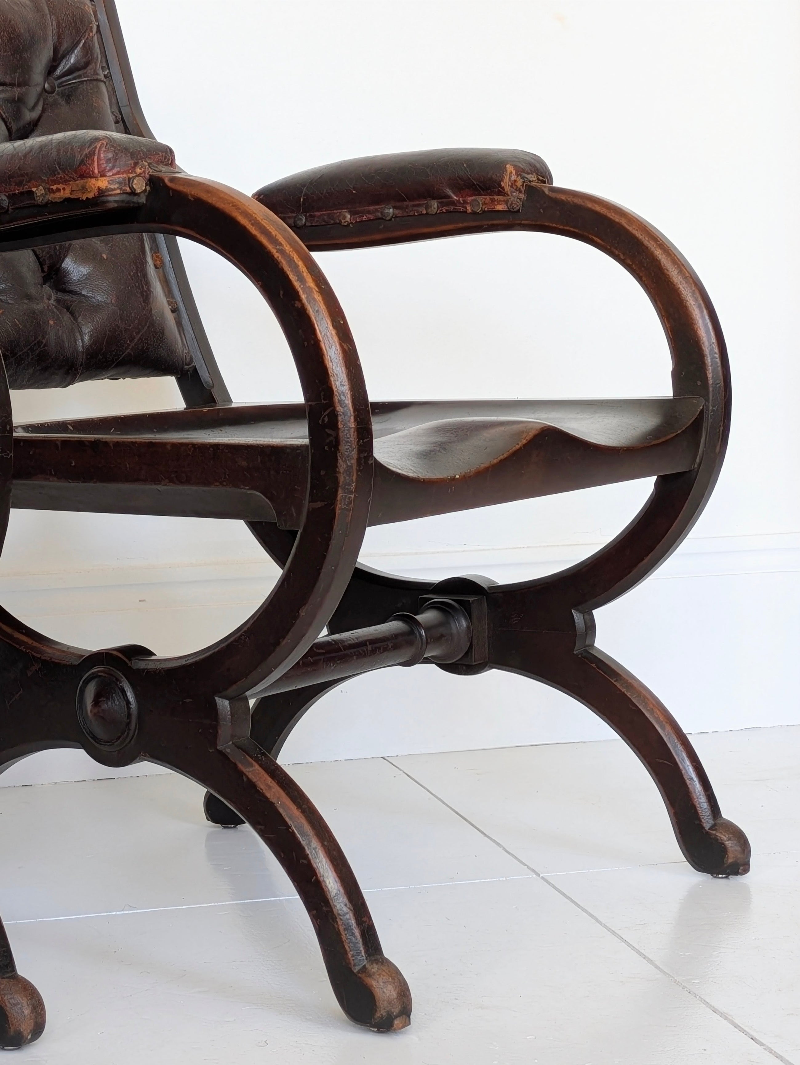 A Pair of 19th Century Reformed Gothic Armchairs