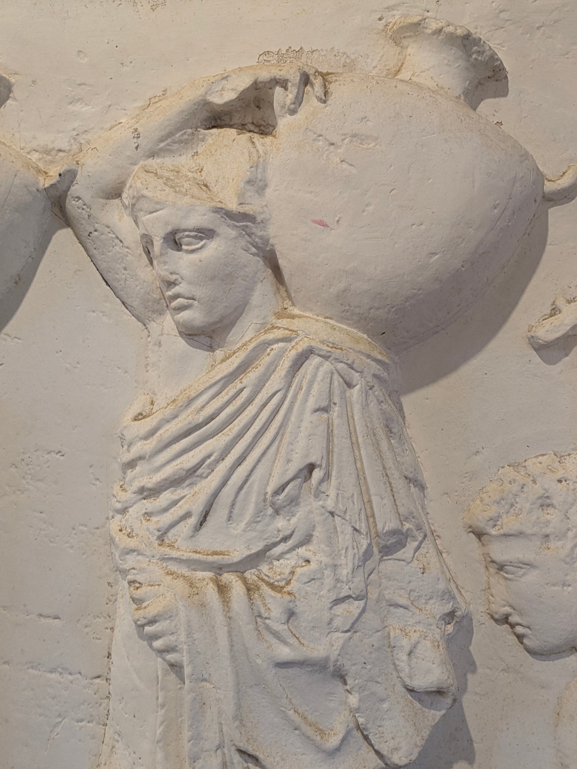 A Plaster Cast of The Water Carriers
