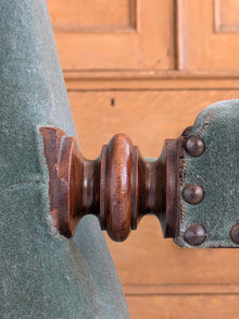 A Pair of 19th Century Walnut Armchairs