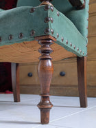 A Pair of 19th Century Walnut Armchairs
