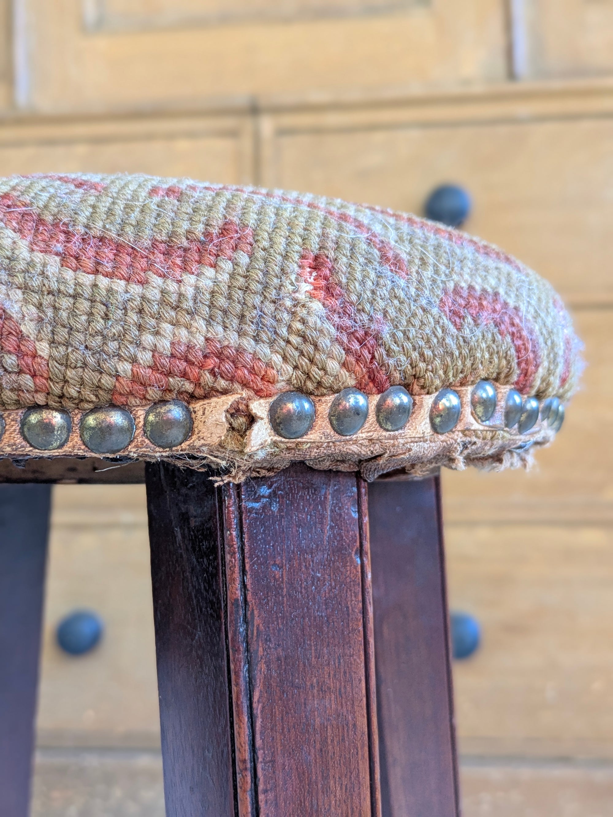 A George III Mahogany Stool