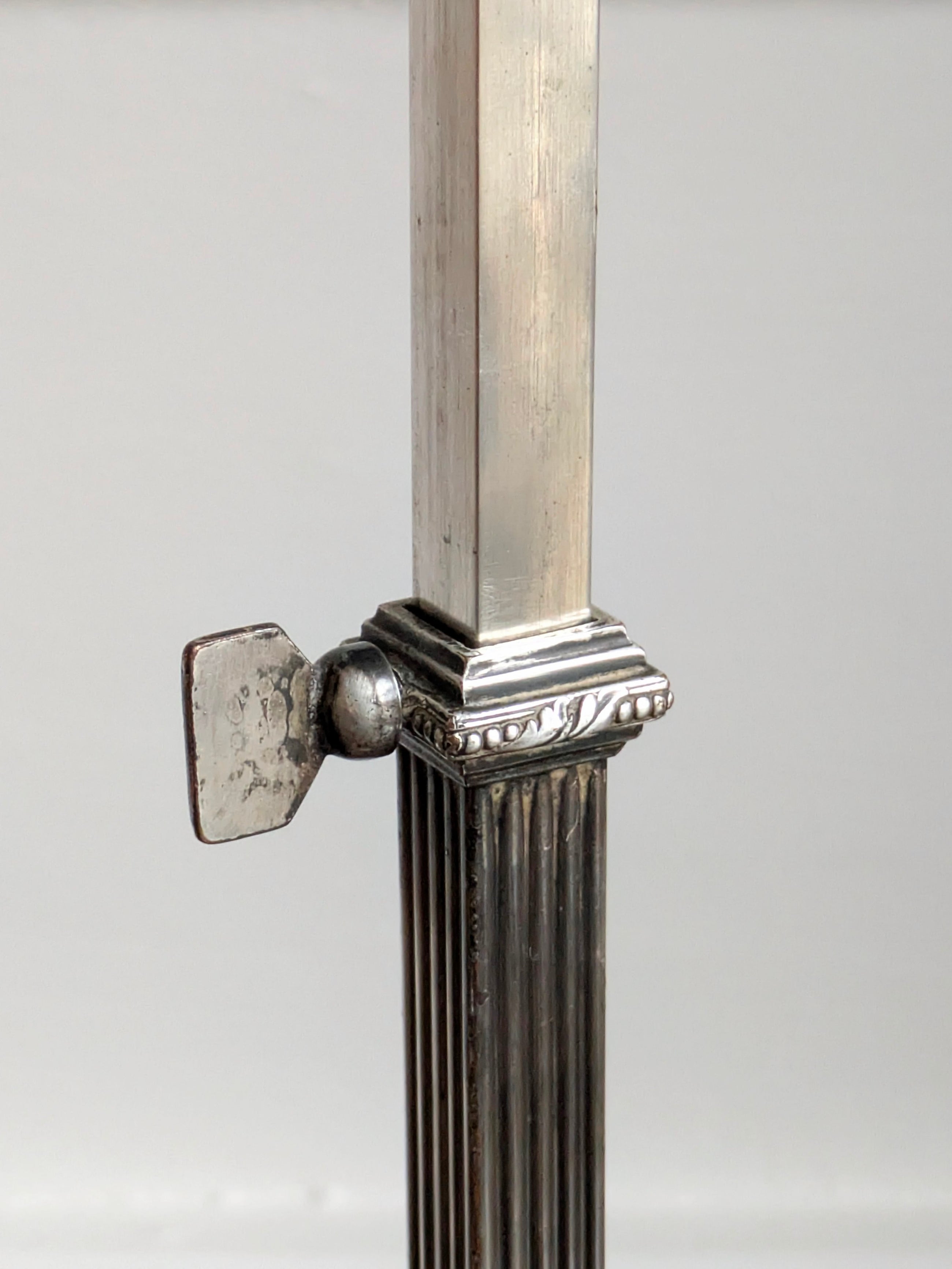 A Pair of Elkington Silver Plate Table Lamps