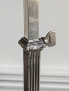 A Pair of Elkington Silver Plate Table Lamps