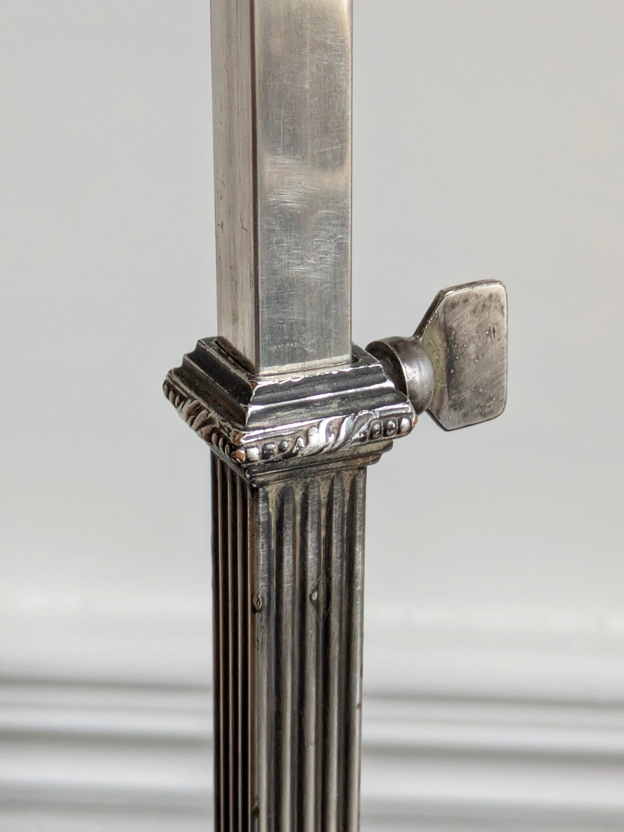 A Pair of Elkington Silver Plate Table Lamps