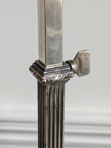 A Pair of Elkington Silver Plate Table Lamps