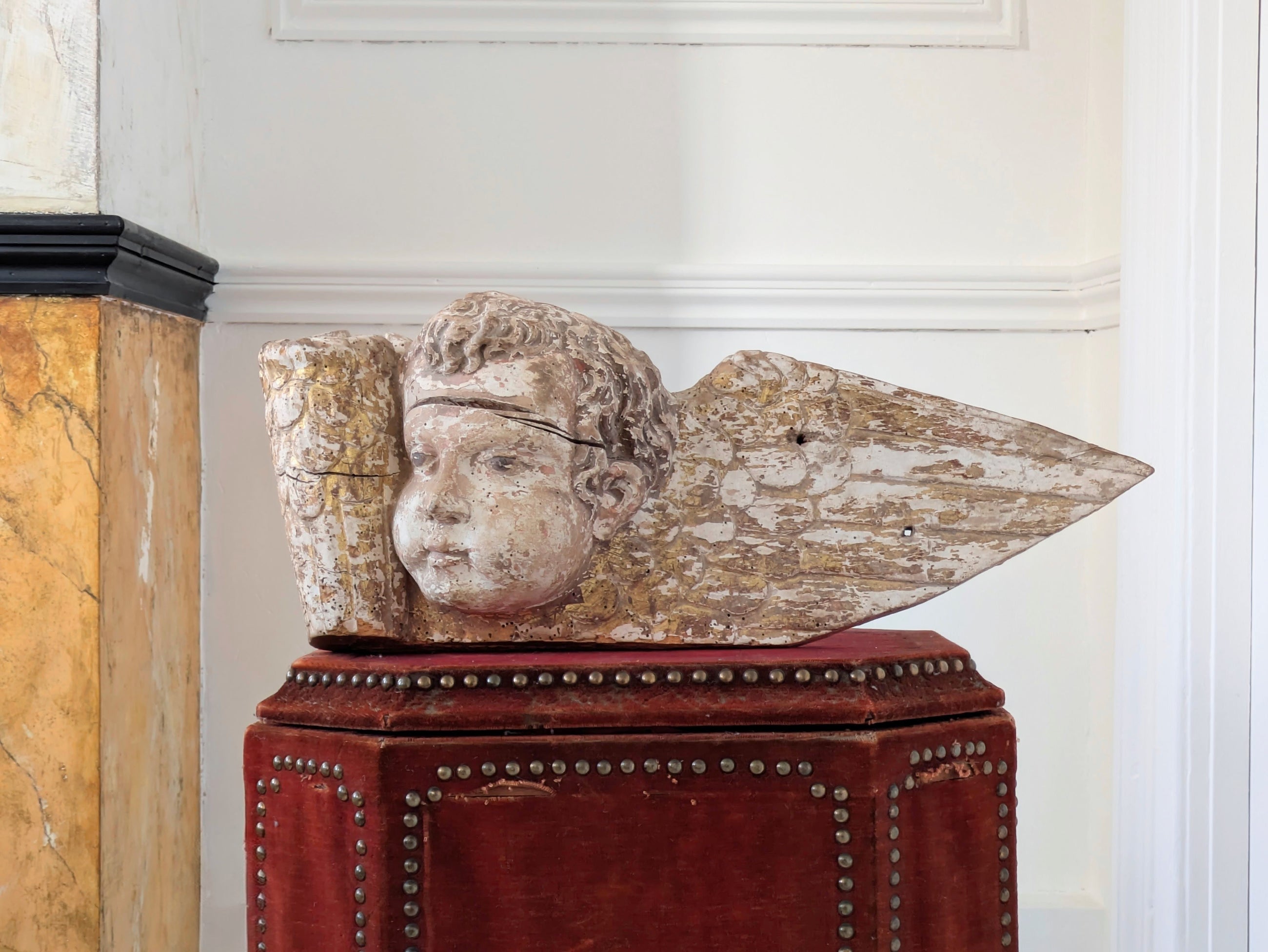 17th Century Fruitwood Putto