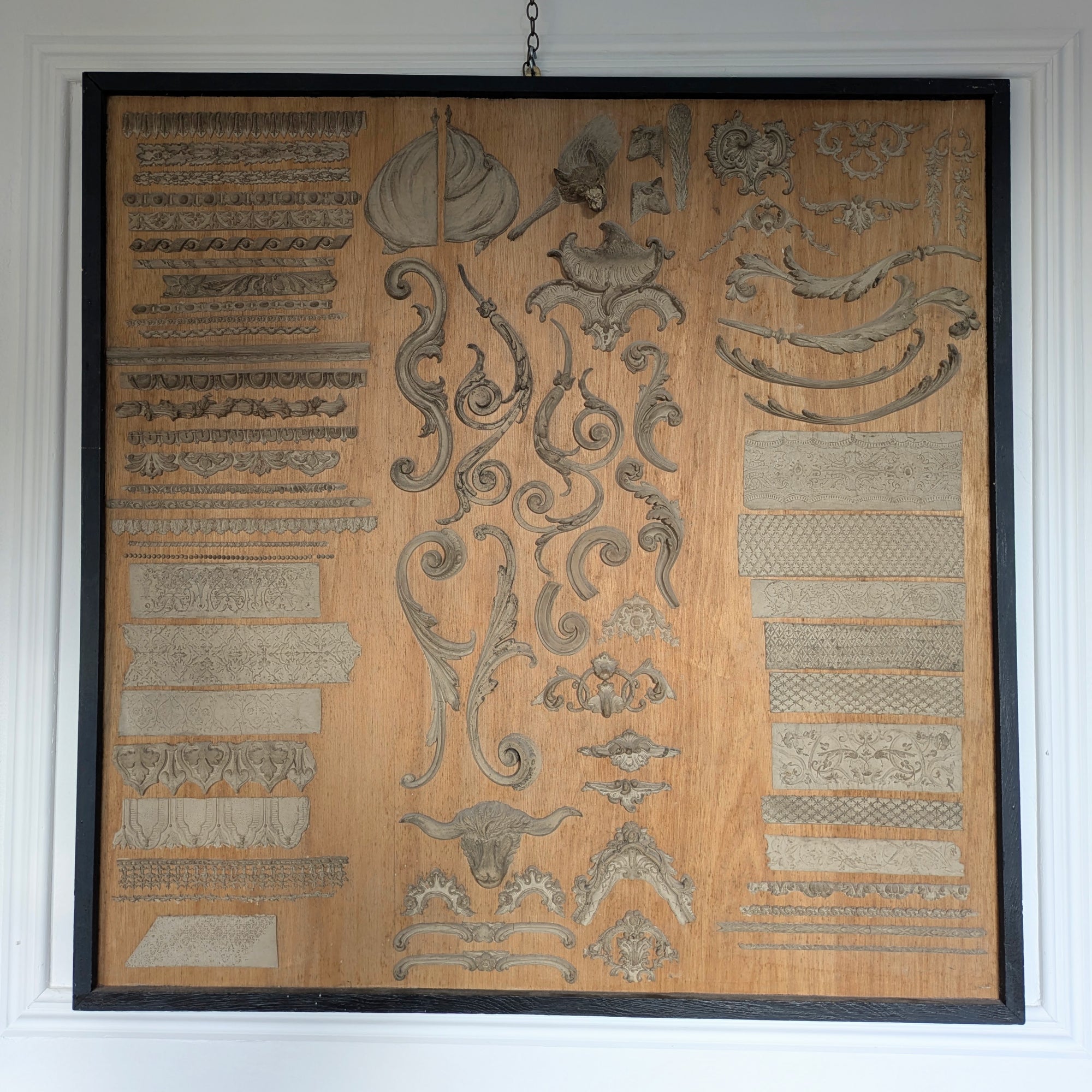 A Pair of Plaster Moulding Displays