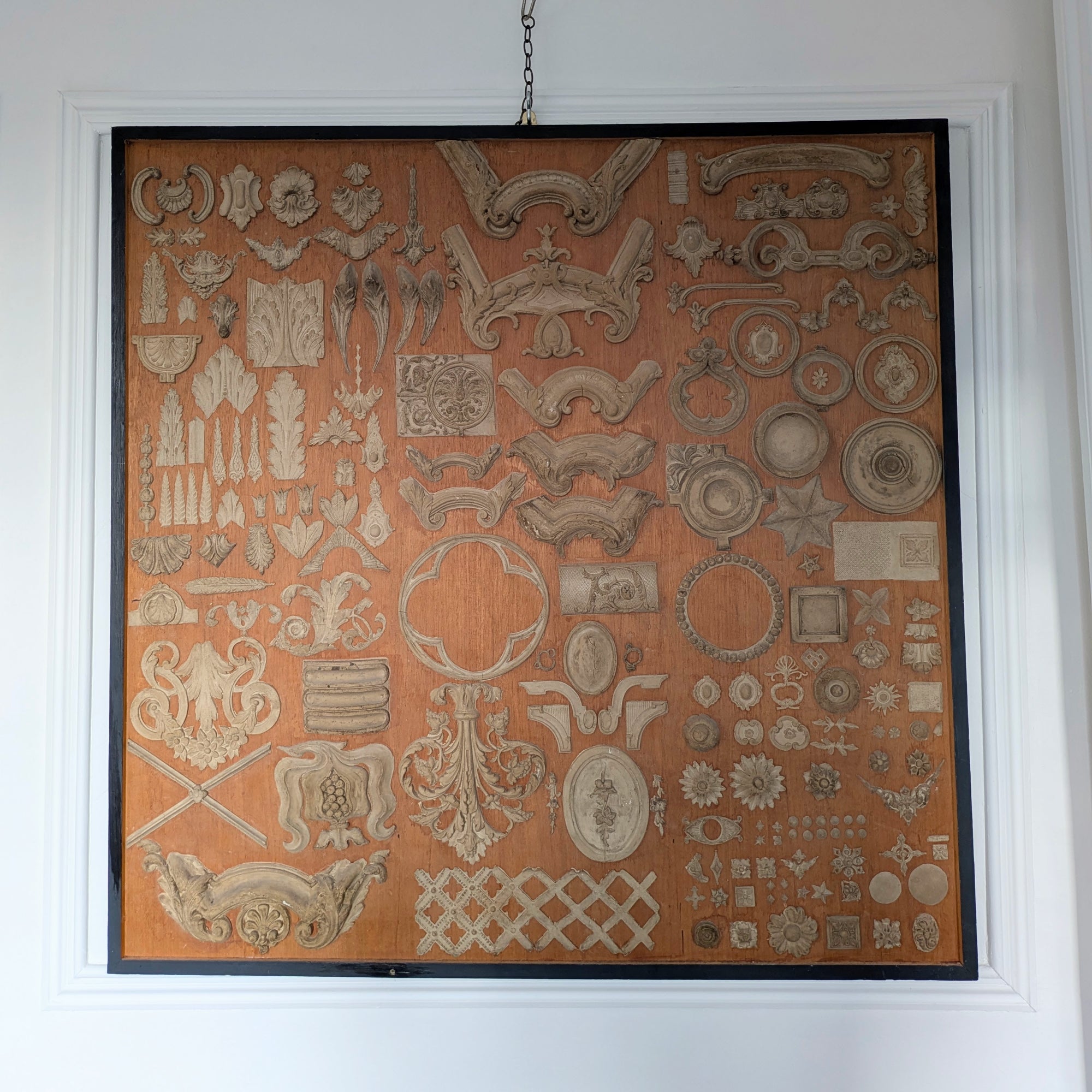 A Pair of Plaster Moulding Displays