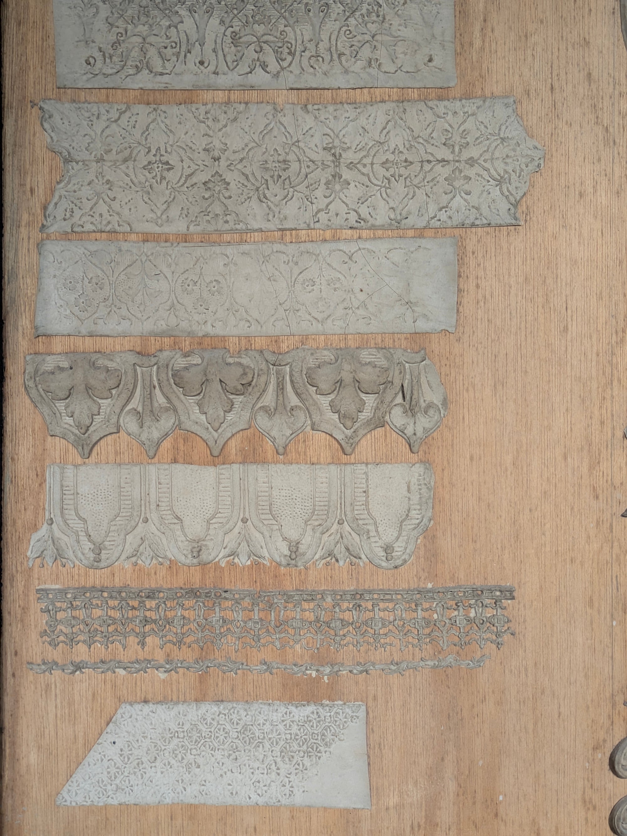 A Pair of Plaster Moulding Displays