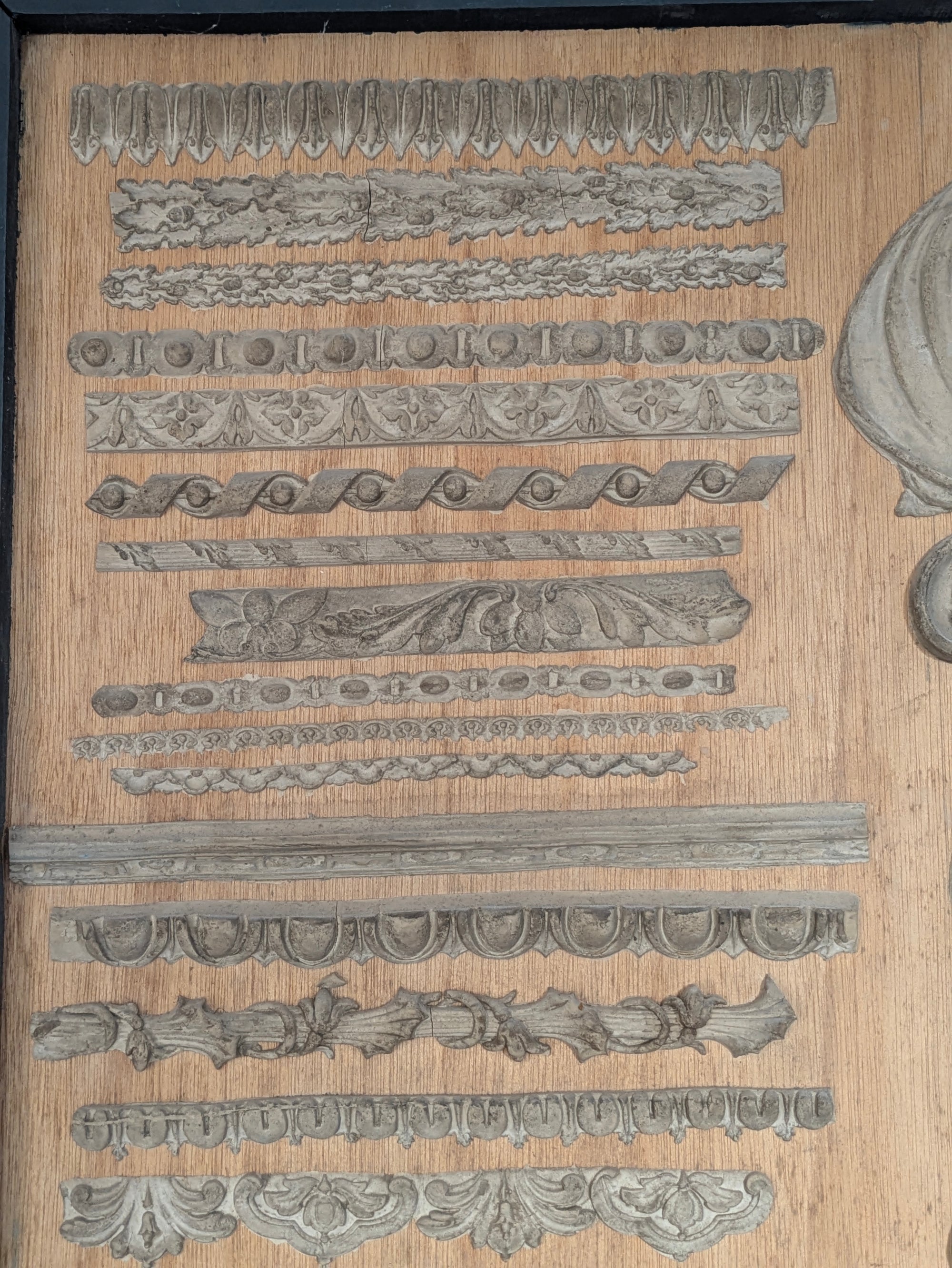 A Pair of Plaster Moulding Displays