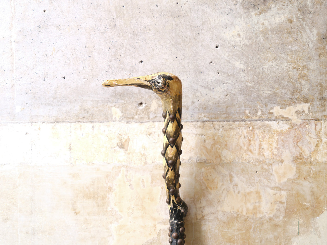 A Fine Folk Art Walking Stick
