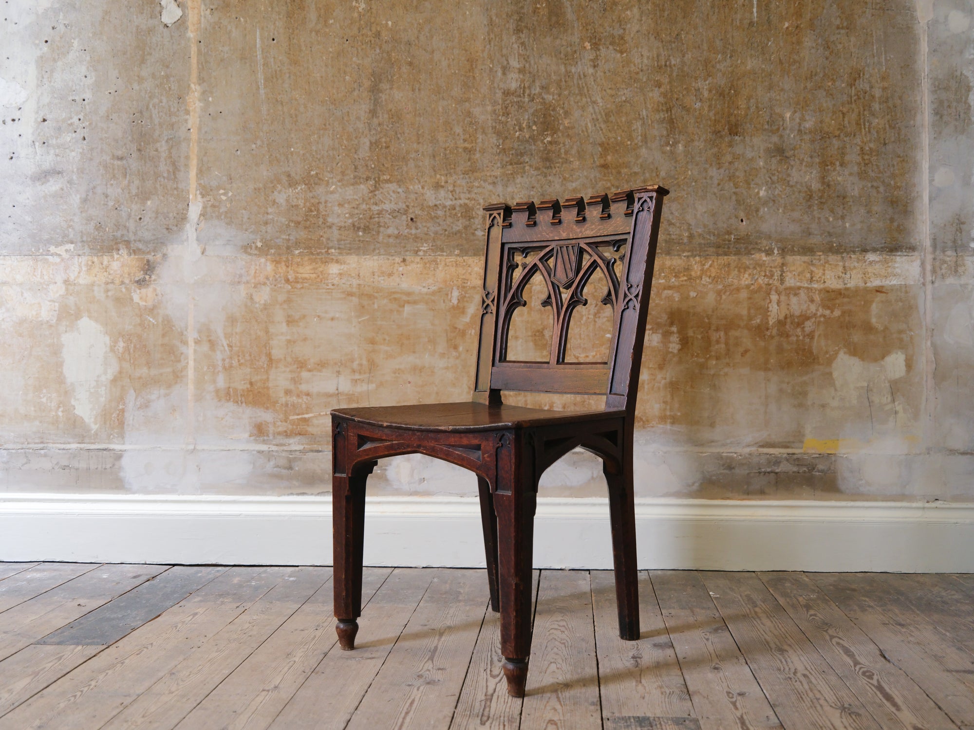 A 19th Century Gothic Revival Side Chair