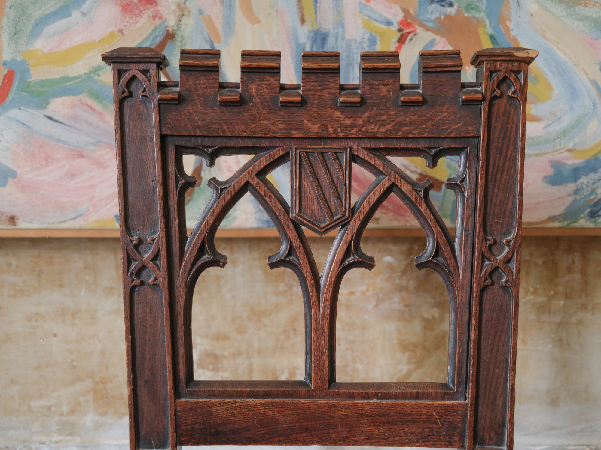 A 19th Century Gothic Revival Side Chair