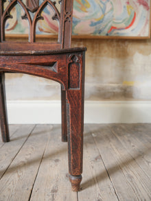 A 19th Century Gothic Revival Side Chair