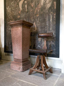 A 19th Century Scagliola Pedestal