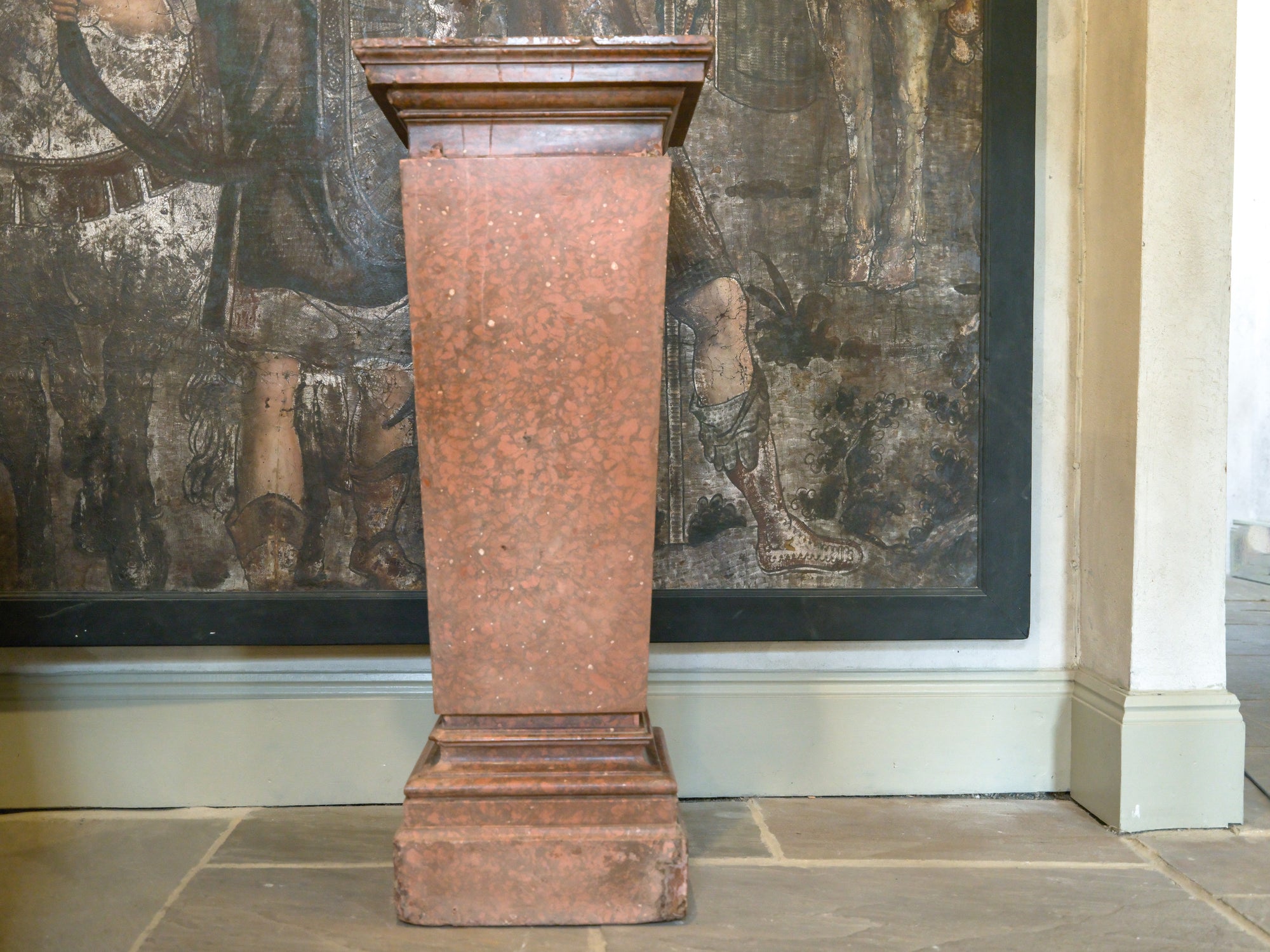 A 19th Century Scagliola Pedestal