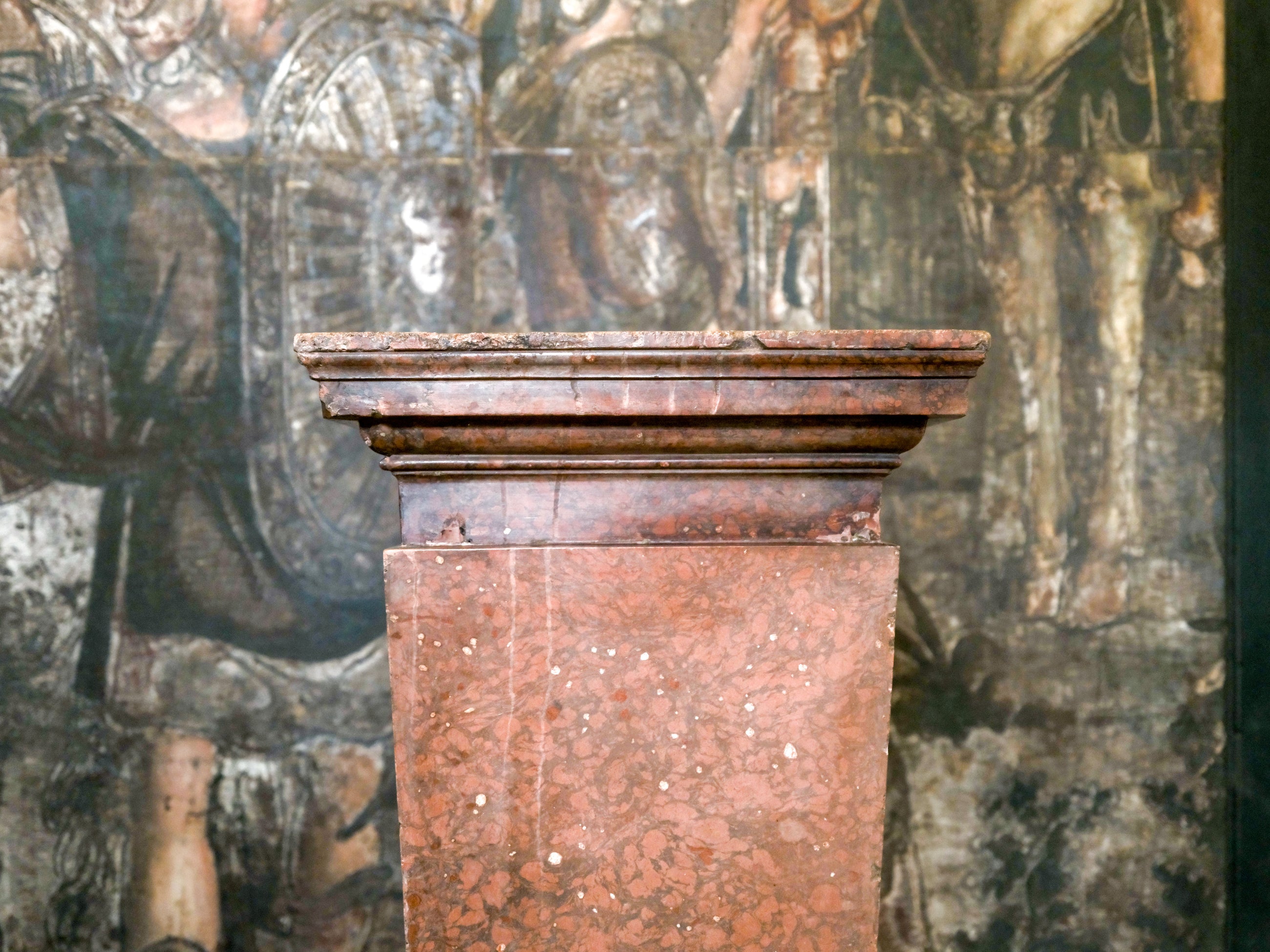 A 19th Century Scagliola Pedestal