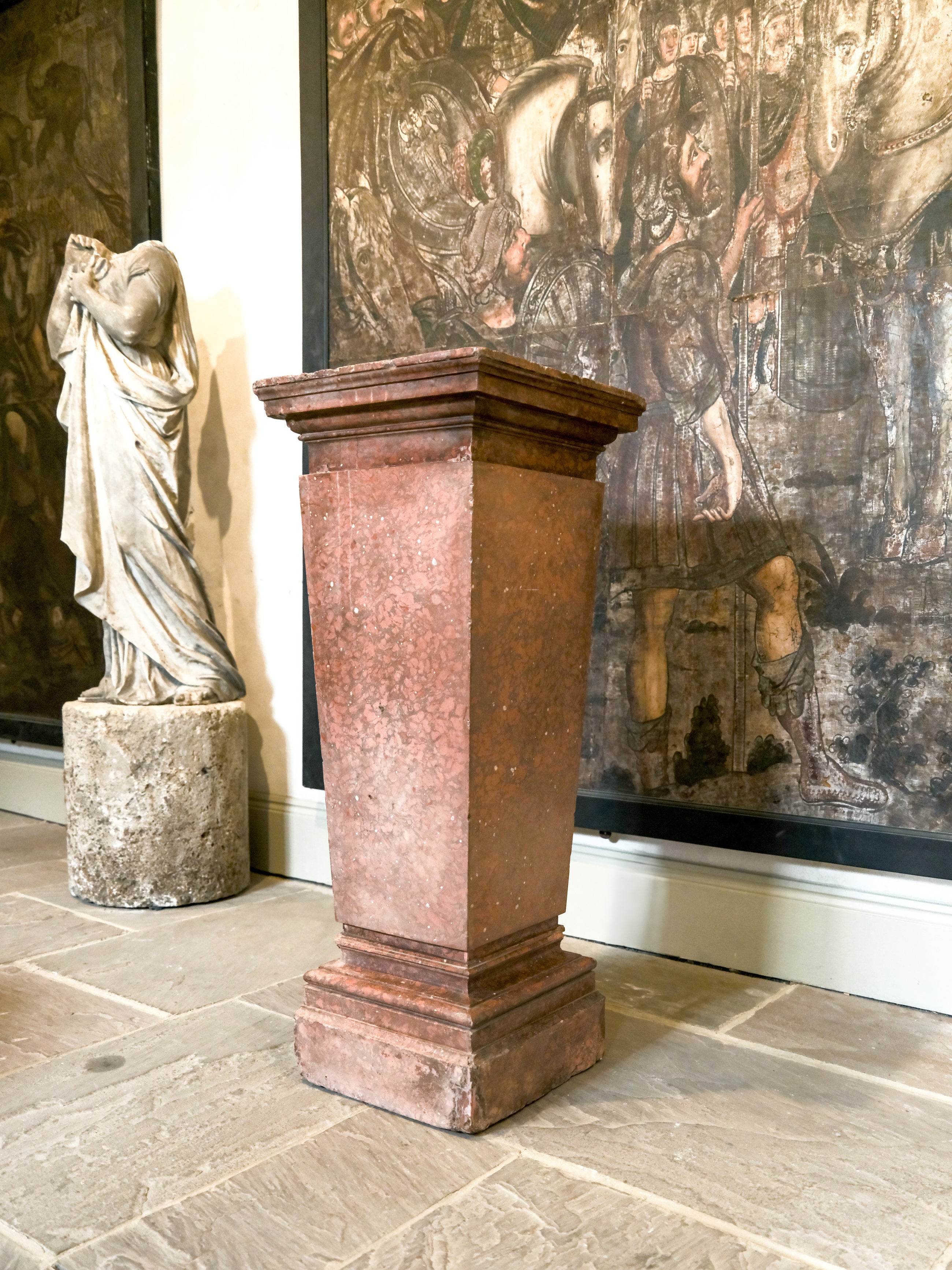 A 19th Century Scagliola Pedestal
