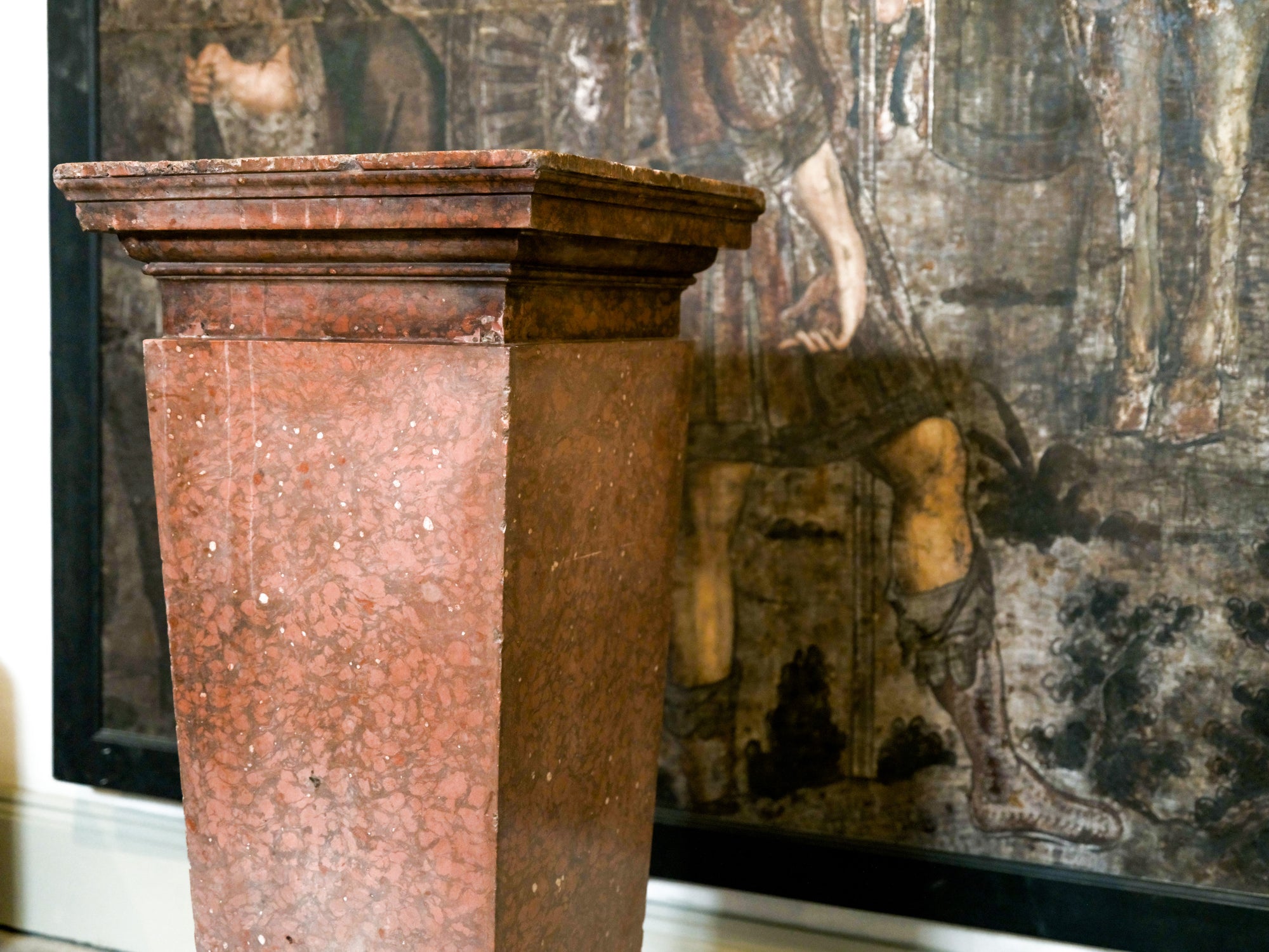 A 19th Century Scagliola Pedestal