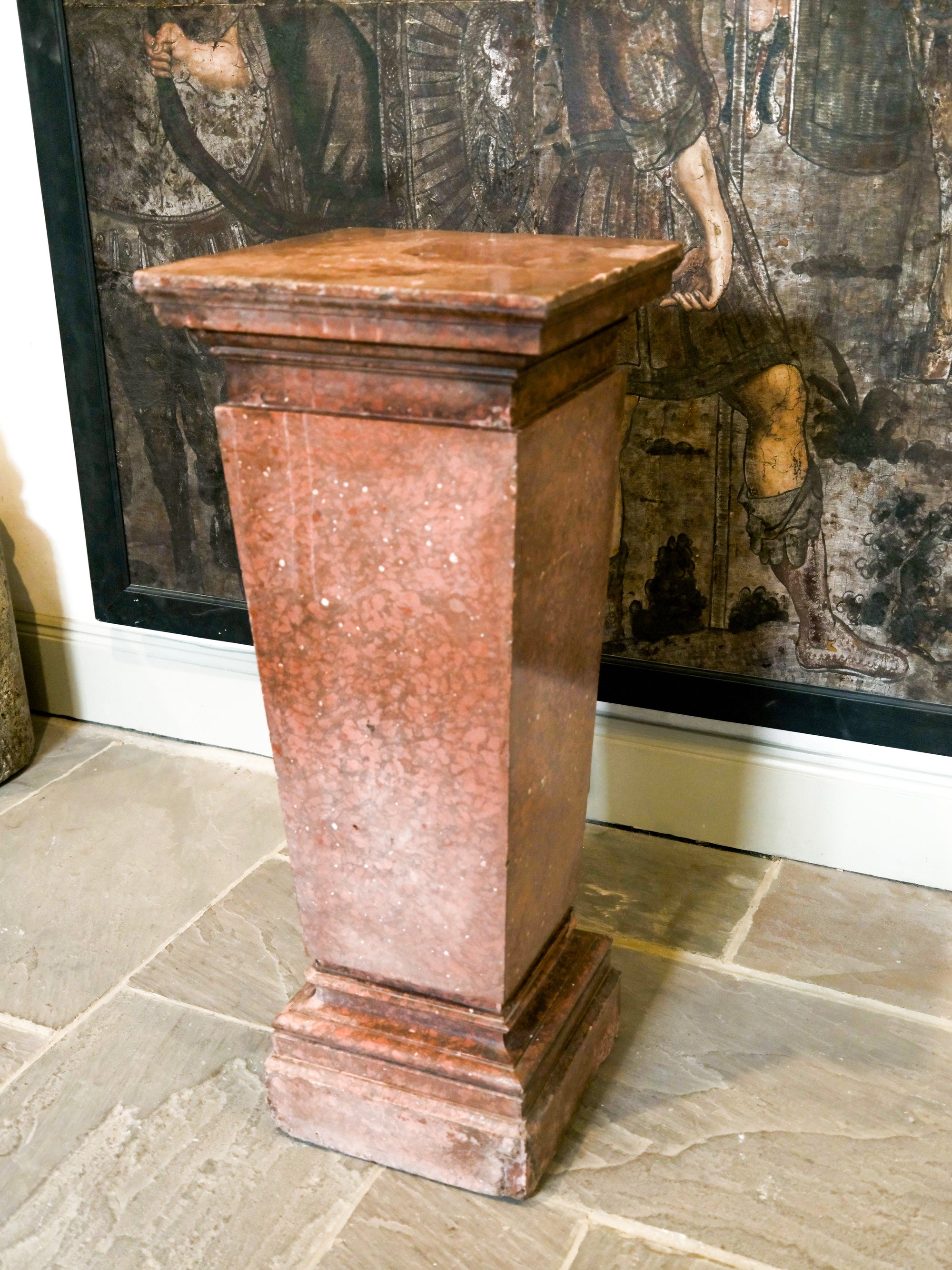 A 19th Century Scagliola Pedestal