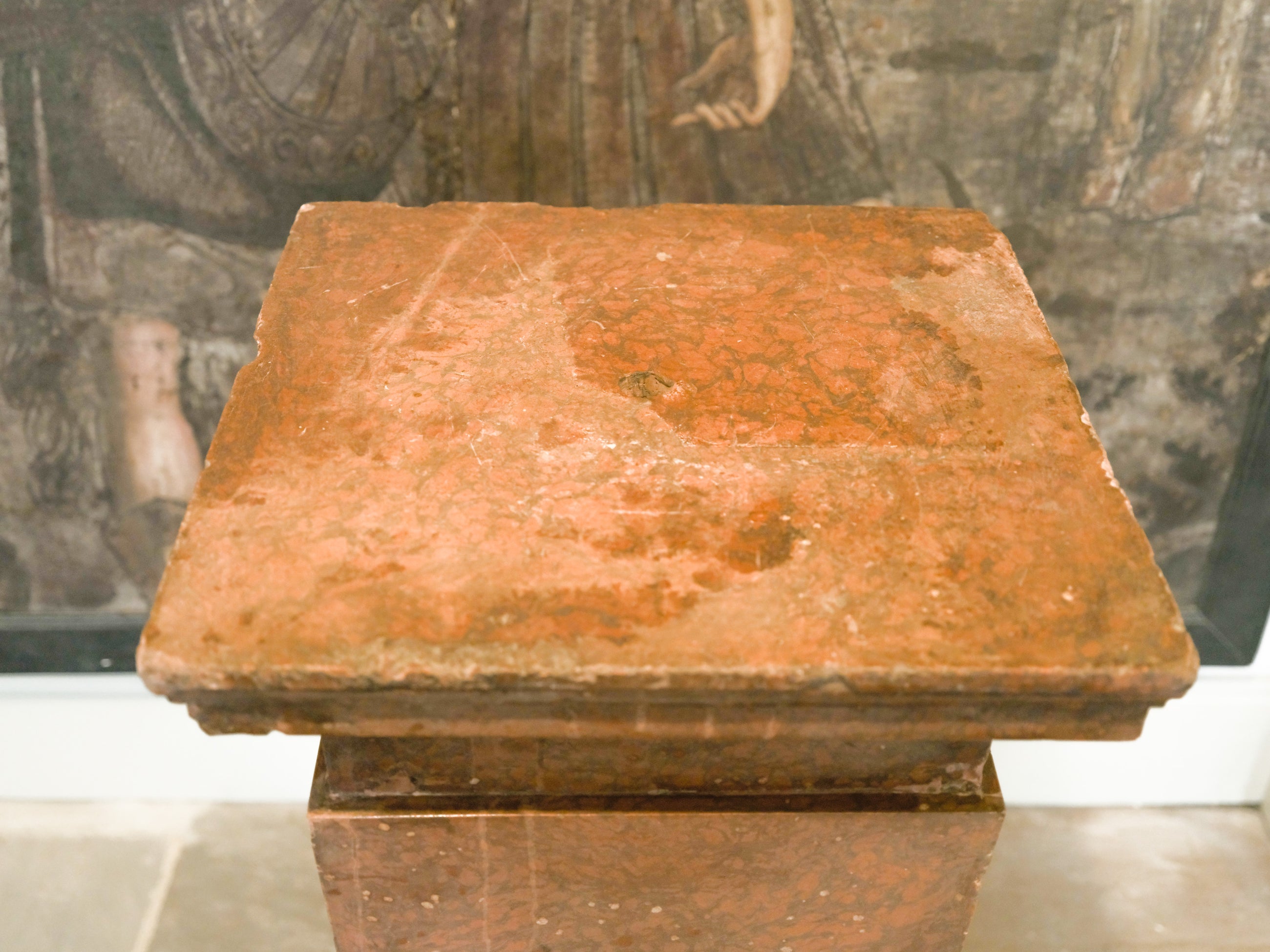 A 19th Century Scagliola Pedestal