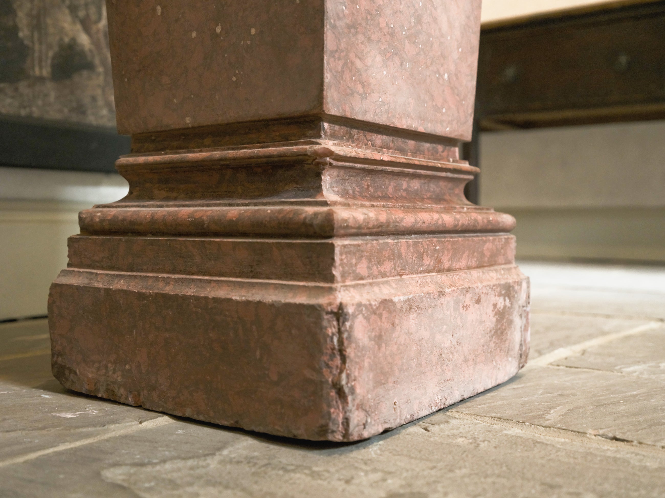 A 19th Century Scagliola Pedestal