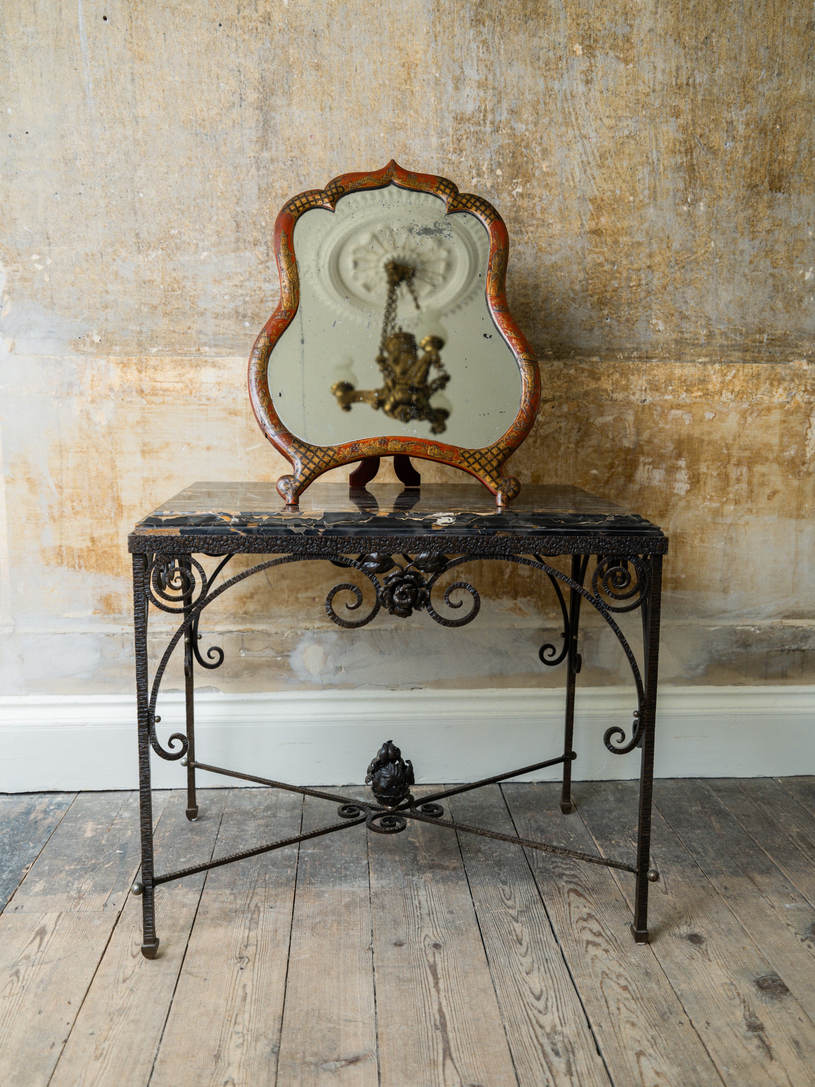 A George III Chinoiserie Dressing Mirror