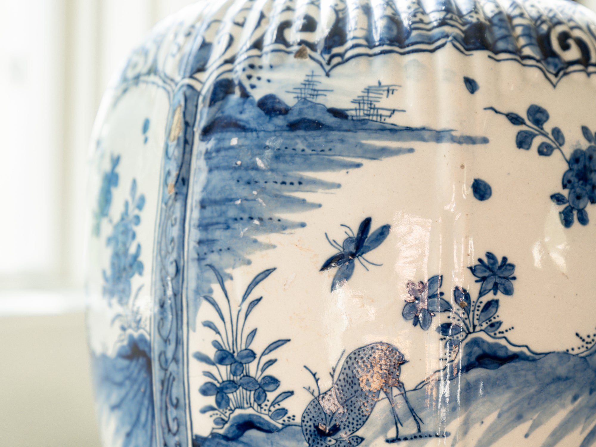 A 17th Century Dutch Delft Storage Jar