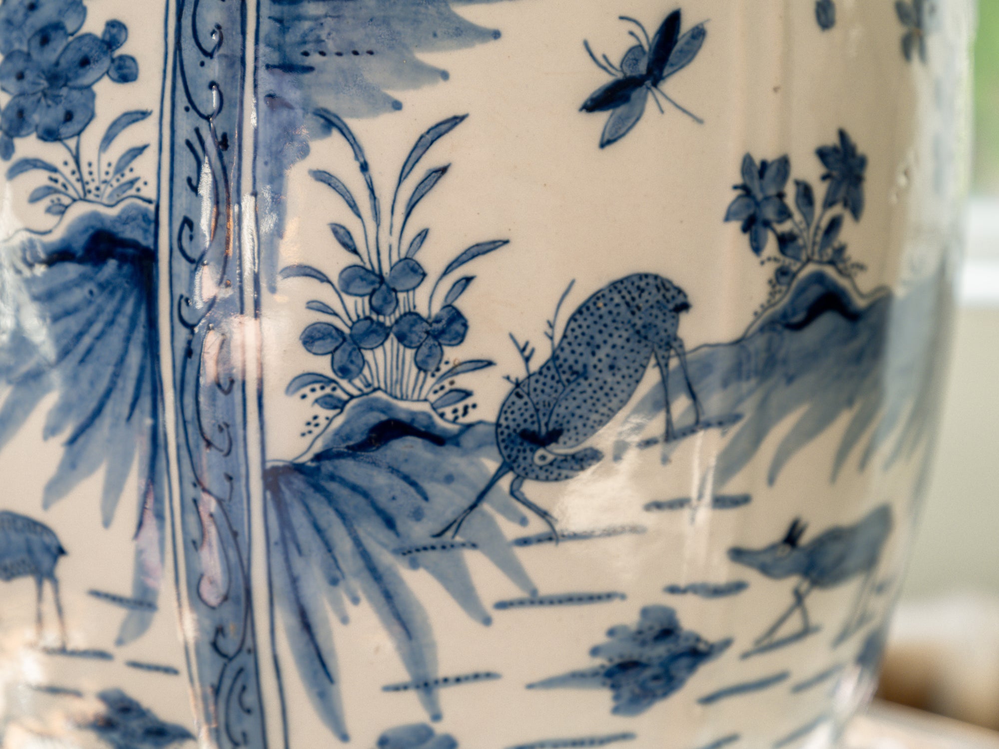 A 17th Century Dutch Delft Storage Jar