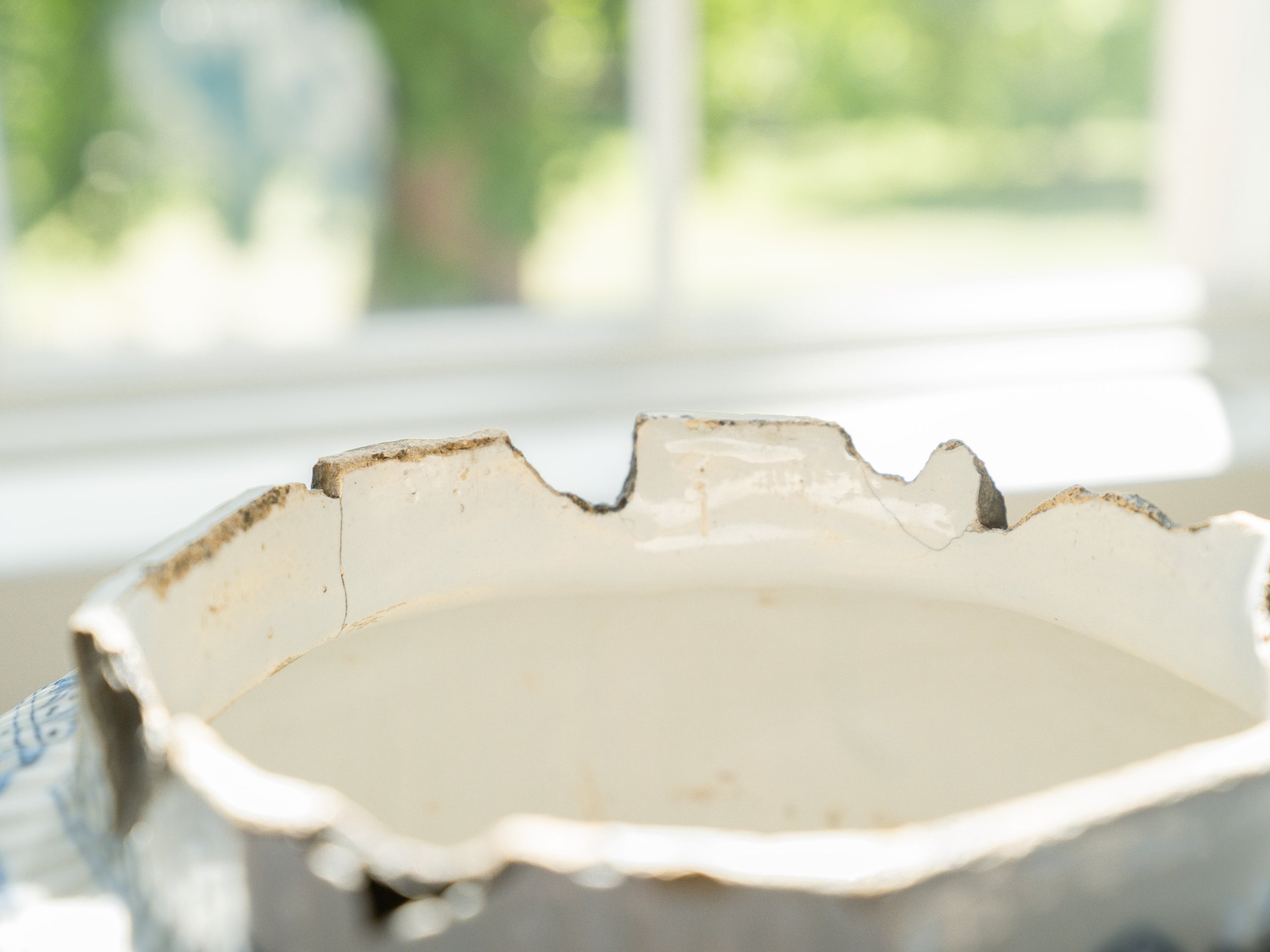 A 17th Century Dutch Delft Storage Jar