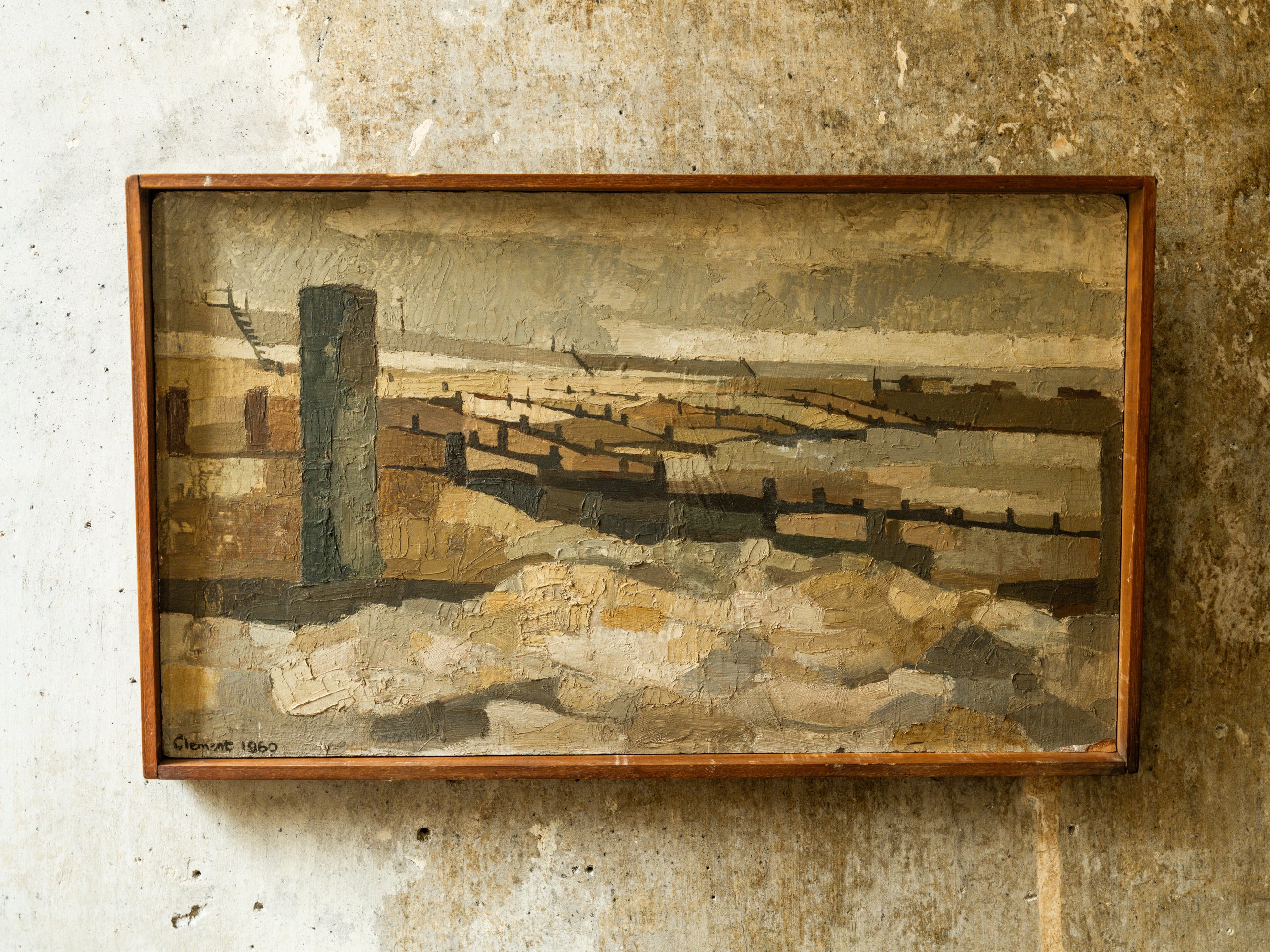 Abstract Oil on Board