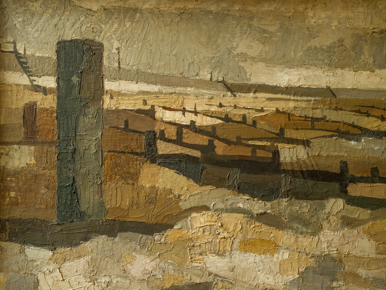 Abstract Oil on Board