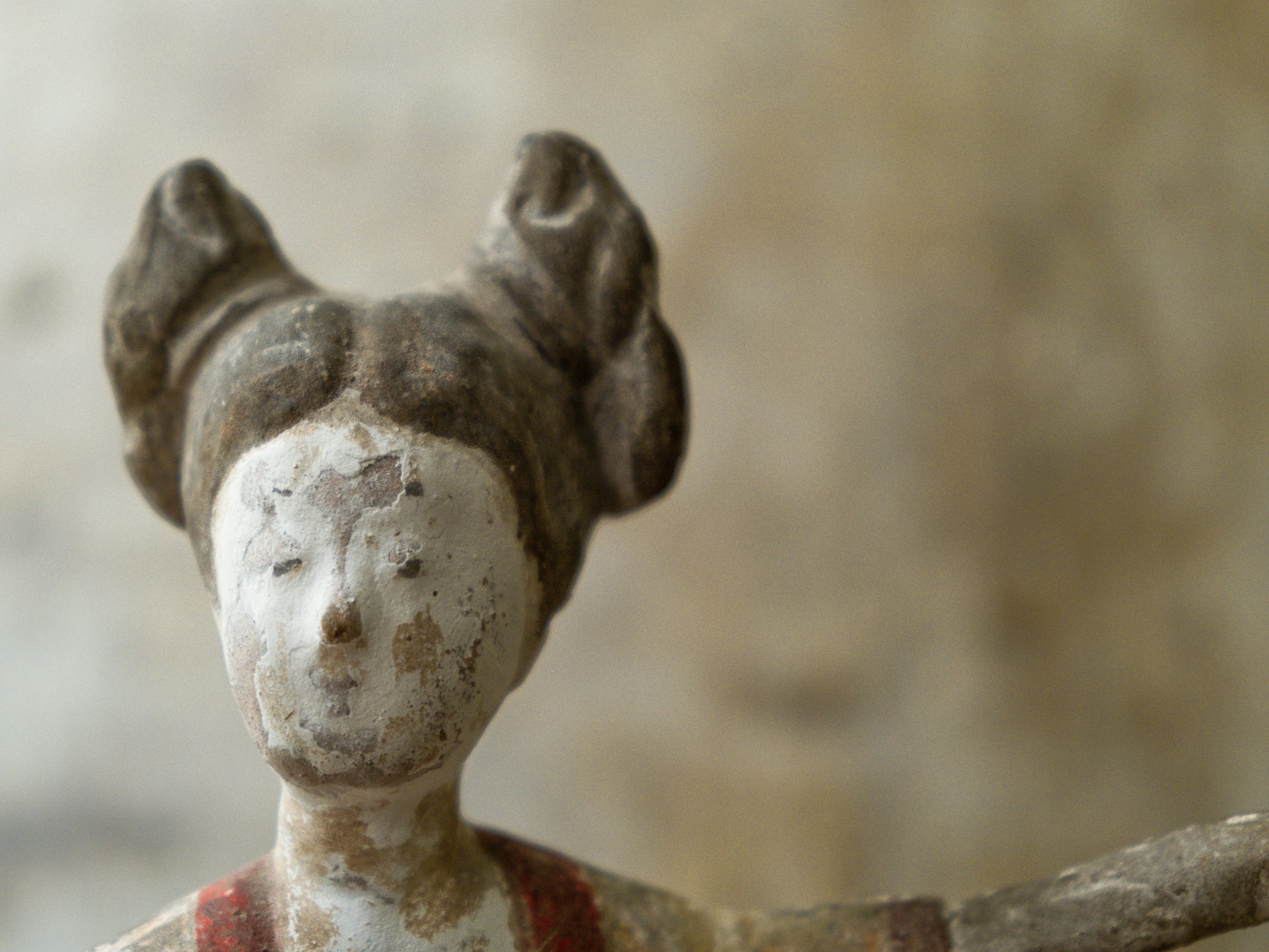 A Tang Dynasty Dancing Tomb Figure