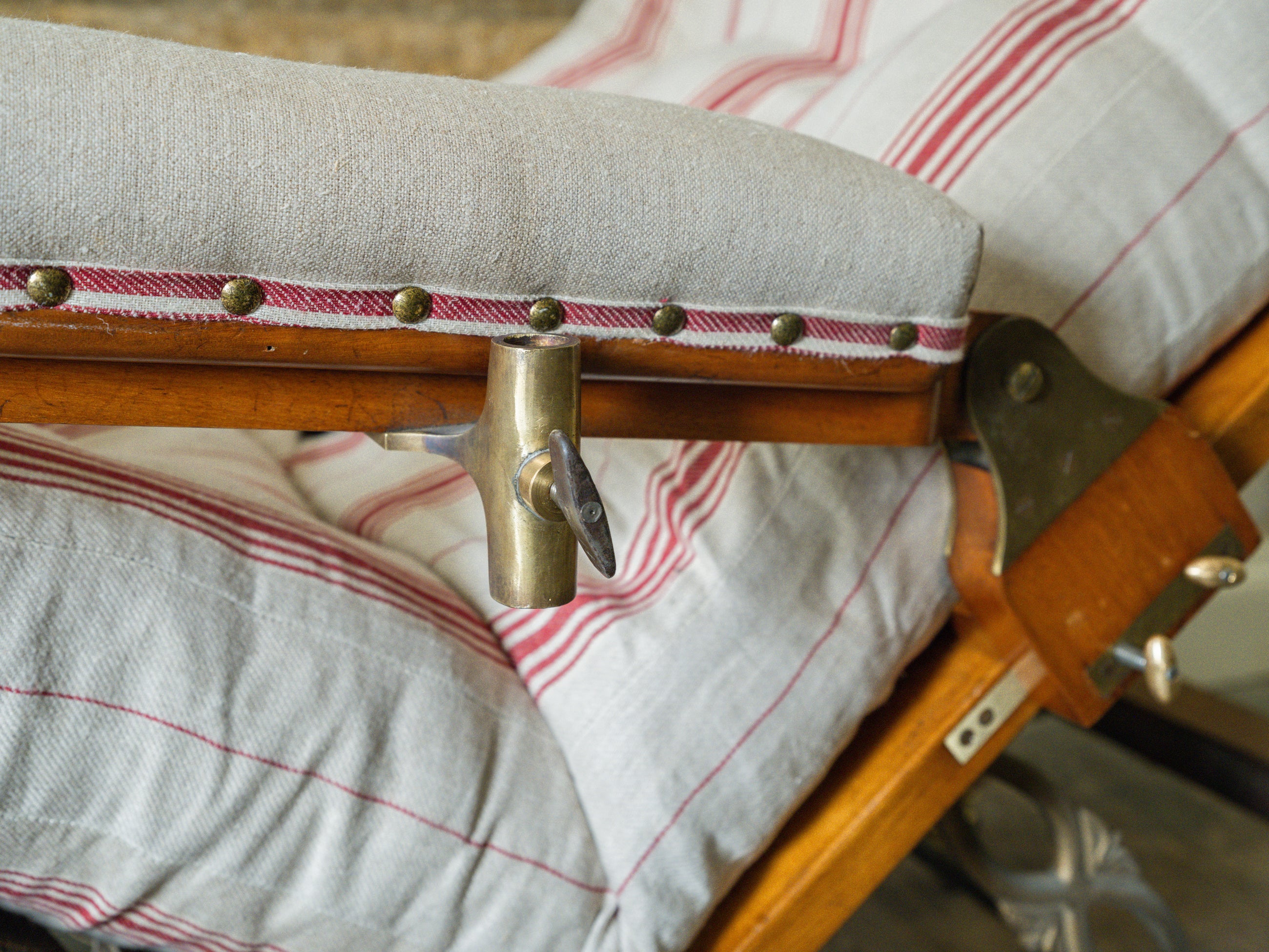 A Large 19th Century Bespoke Day Bed