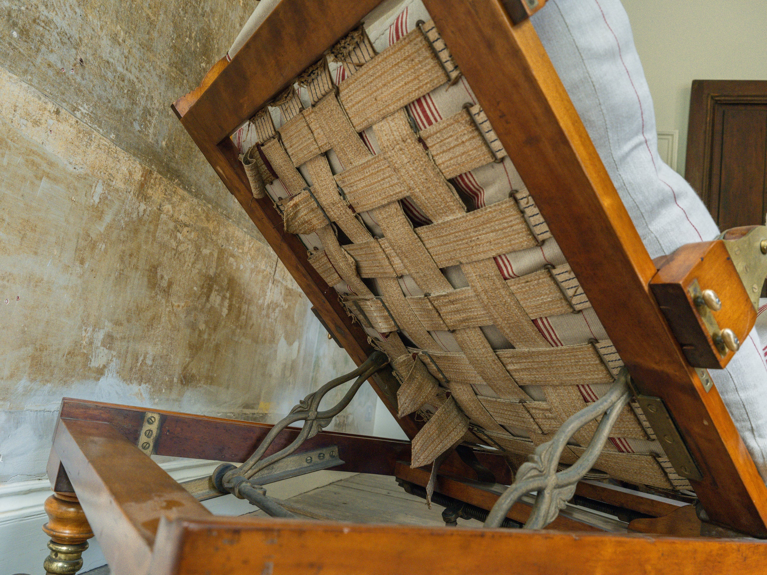 A Large 19th Century Bespoke Day Bed
