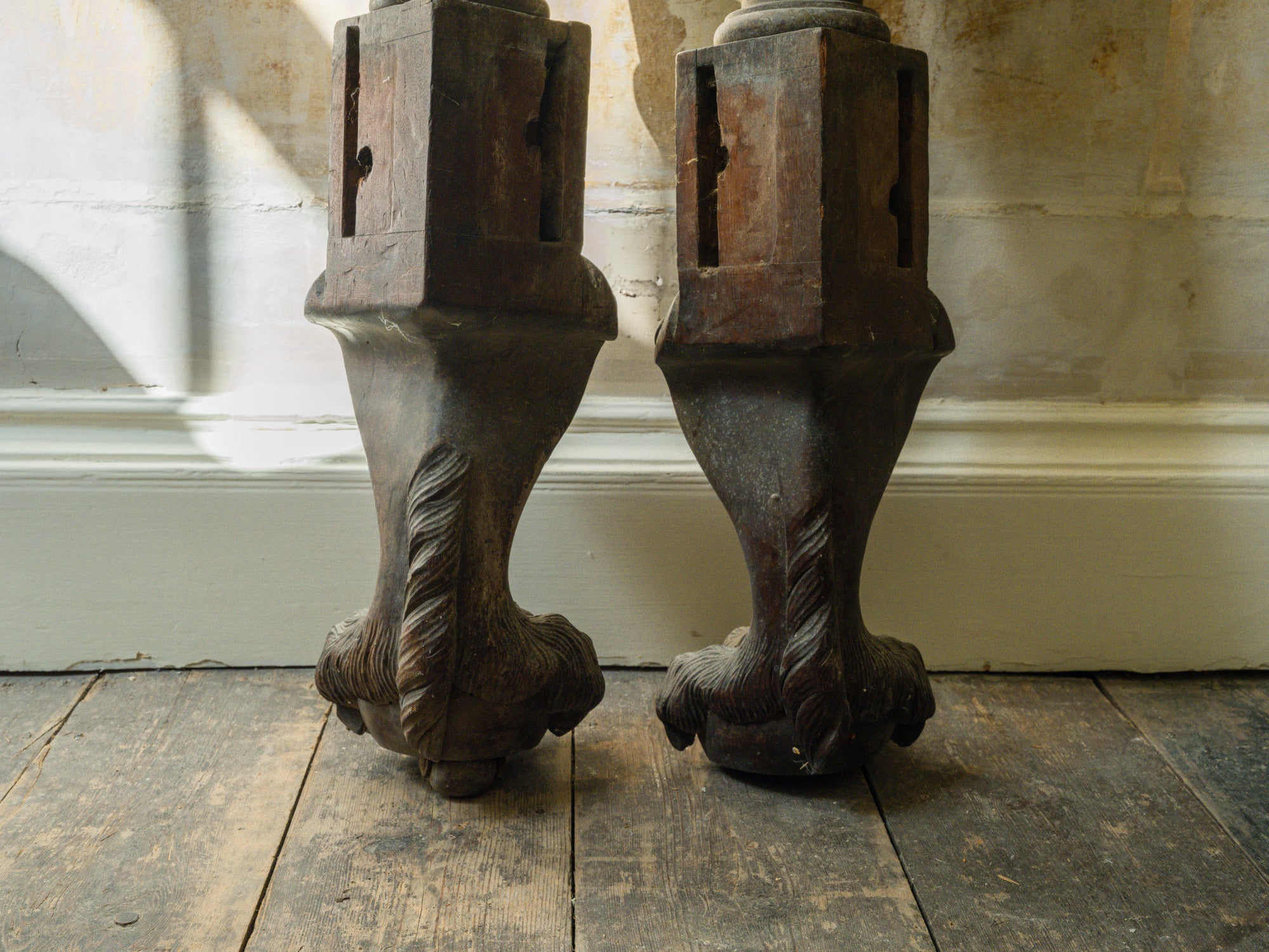 George III Four Poster Bed Legs