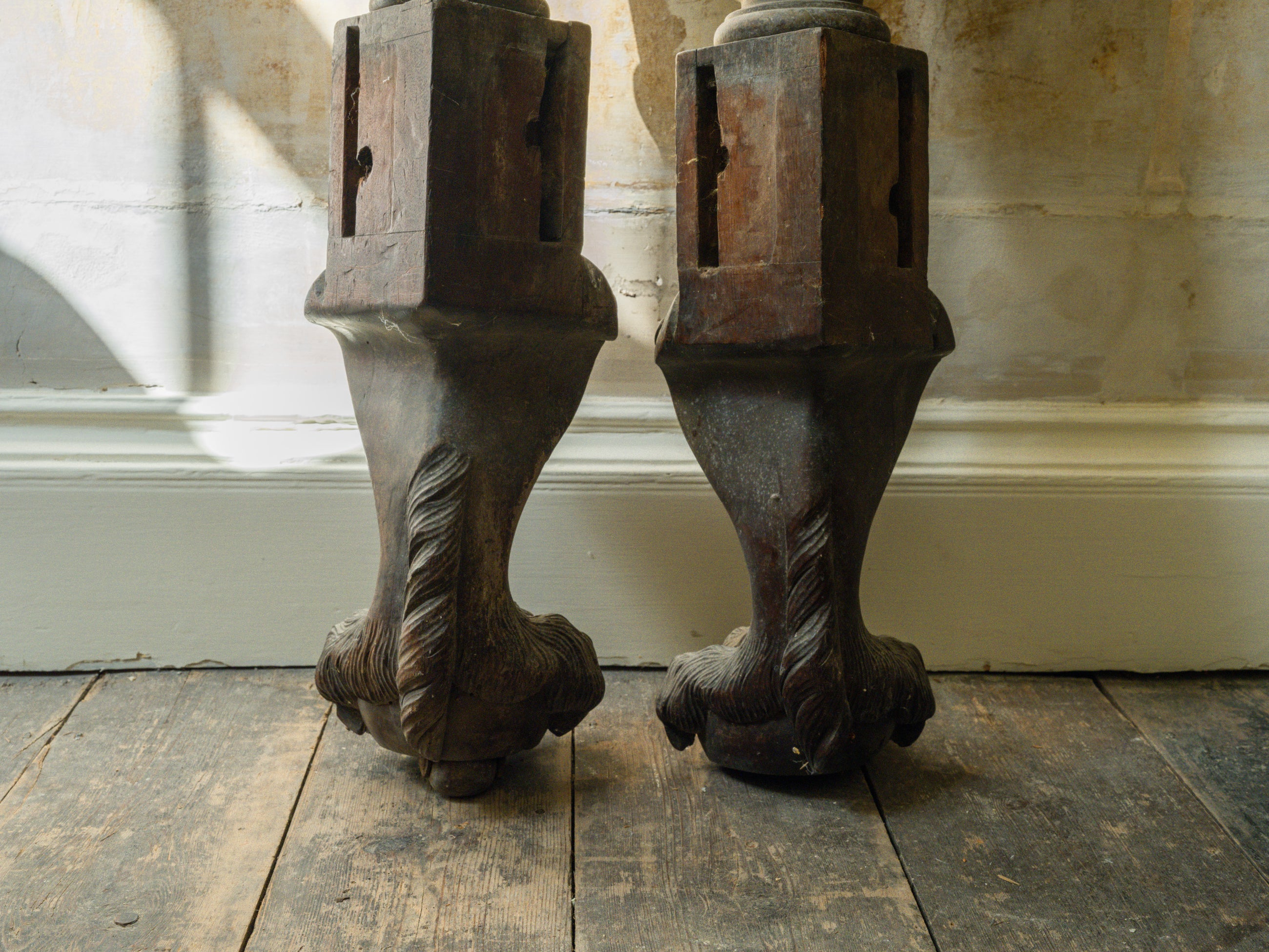 George III Four Poster Bed Legs