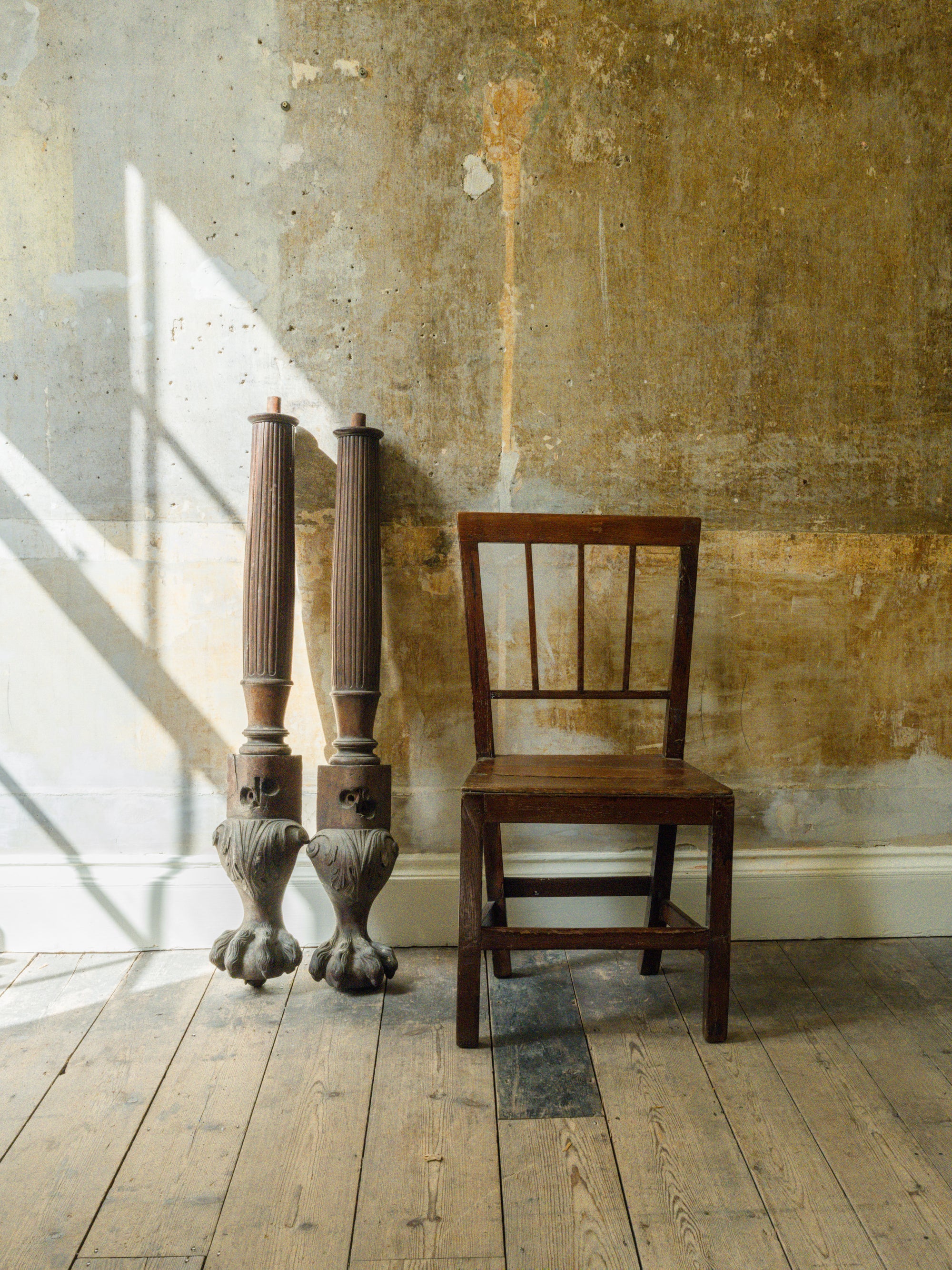 George III Four Poster Bed Legs