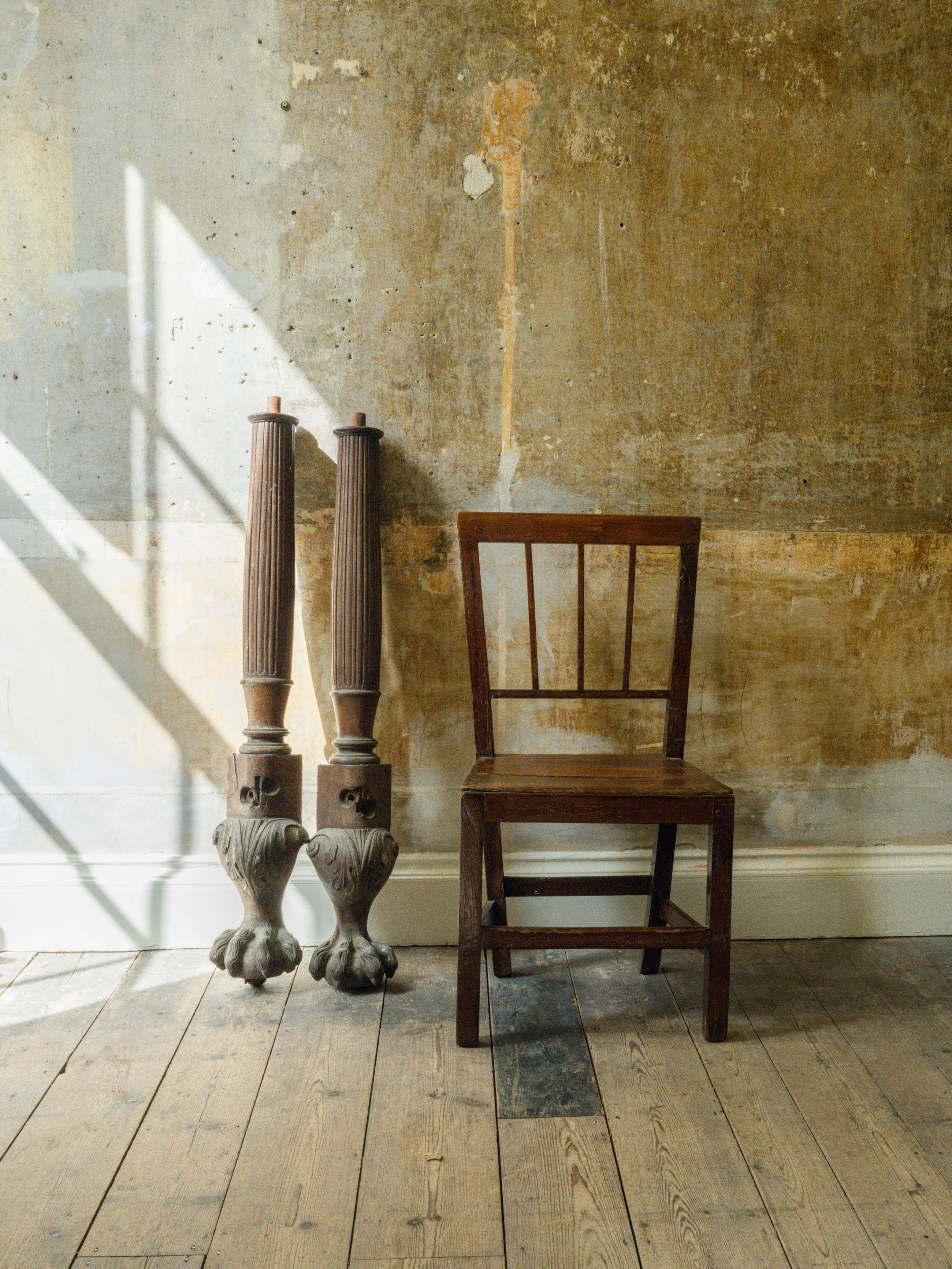 George III Four Poster Bed Legs
