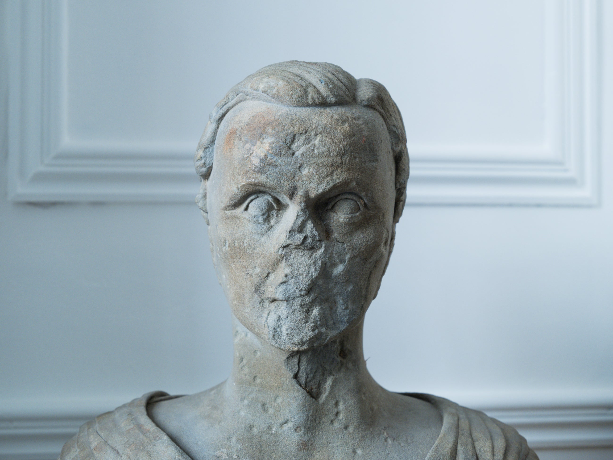 An 18th Century Carved Stone Male Bust