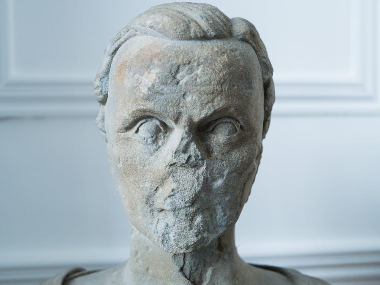 An 18th Century Carved Stone Male Bust