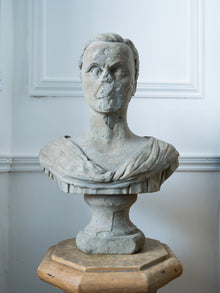 An 18th Century Carved Stone Male Bust